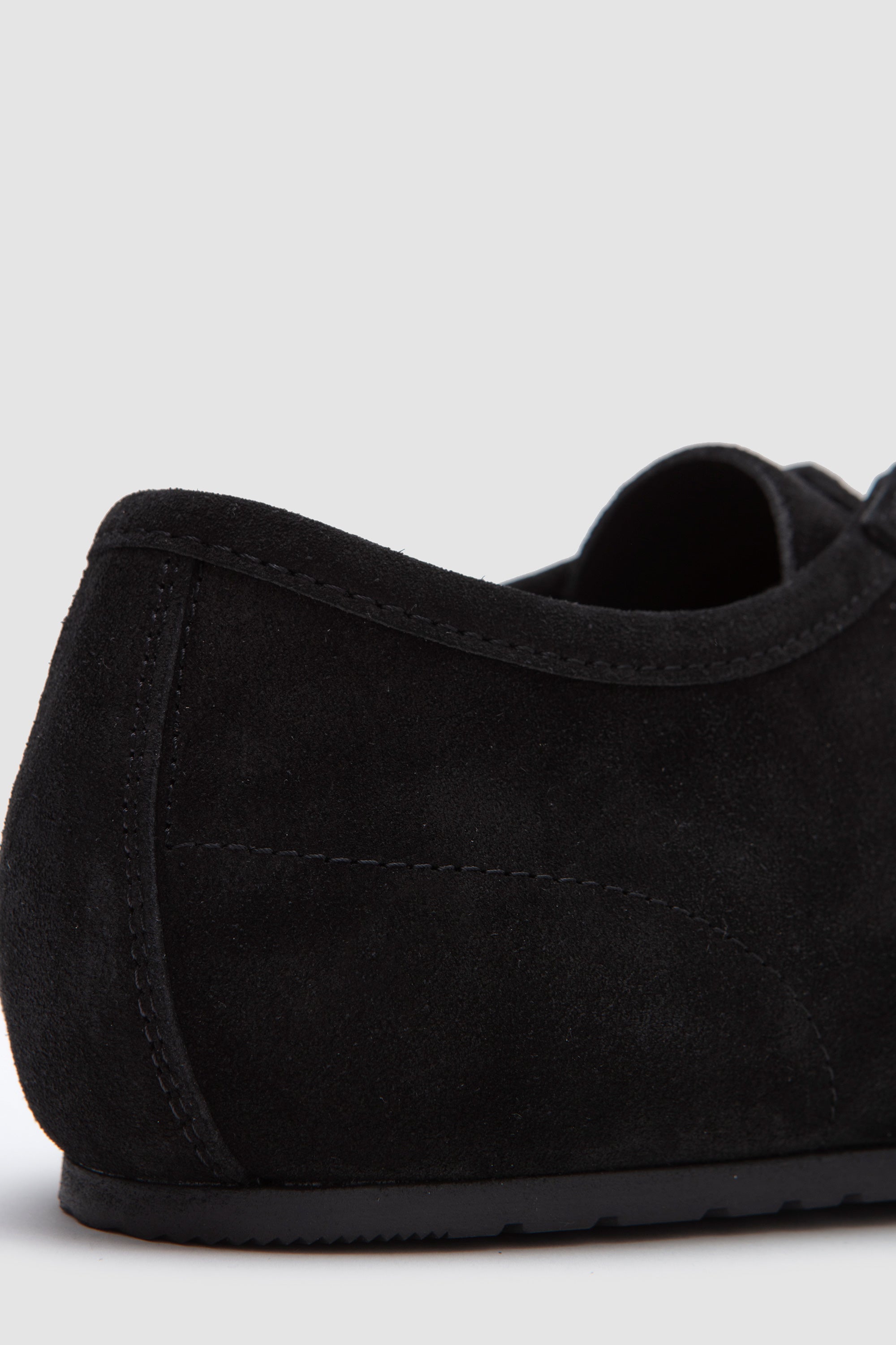 Suede Minimal Sneakers Black_6