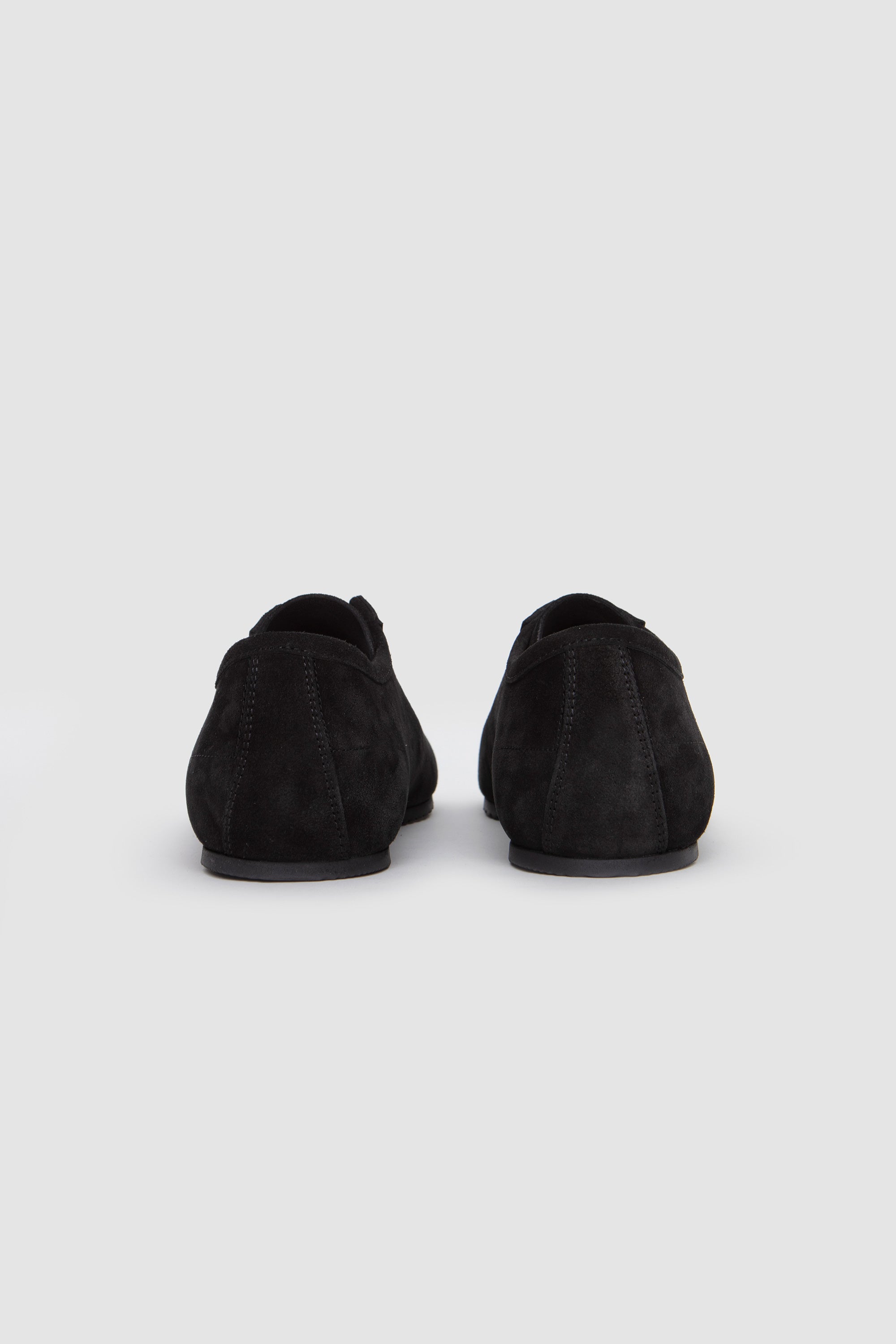 Suede Minimal Sneakers Black_8