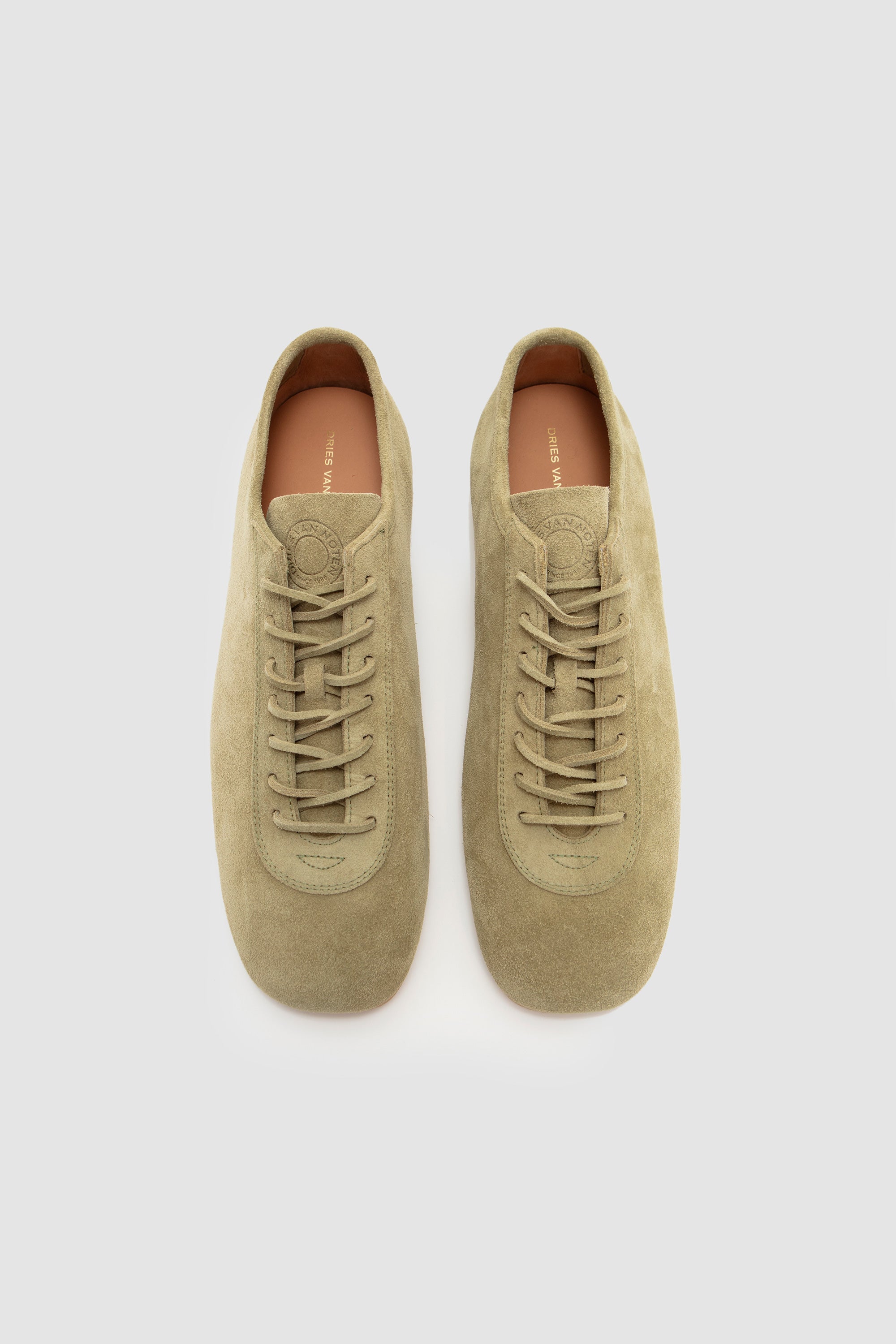 Suede Minimal Sneakers Light Khaki