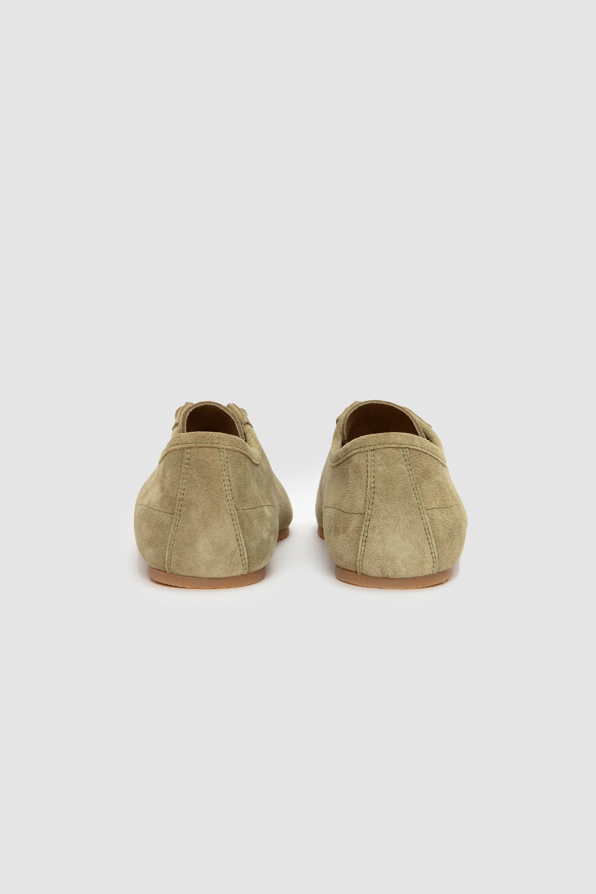 Suede Minimal Sneakers Light Khaki_7