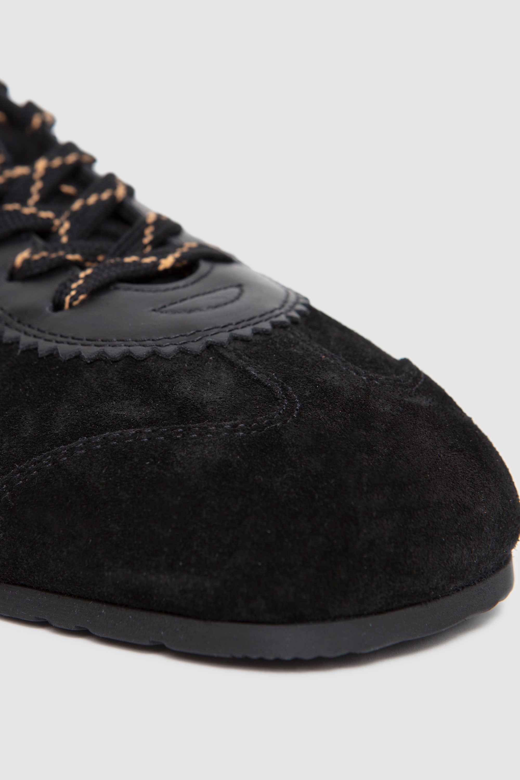 Suede Sneakers Black_5