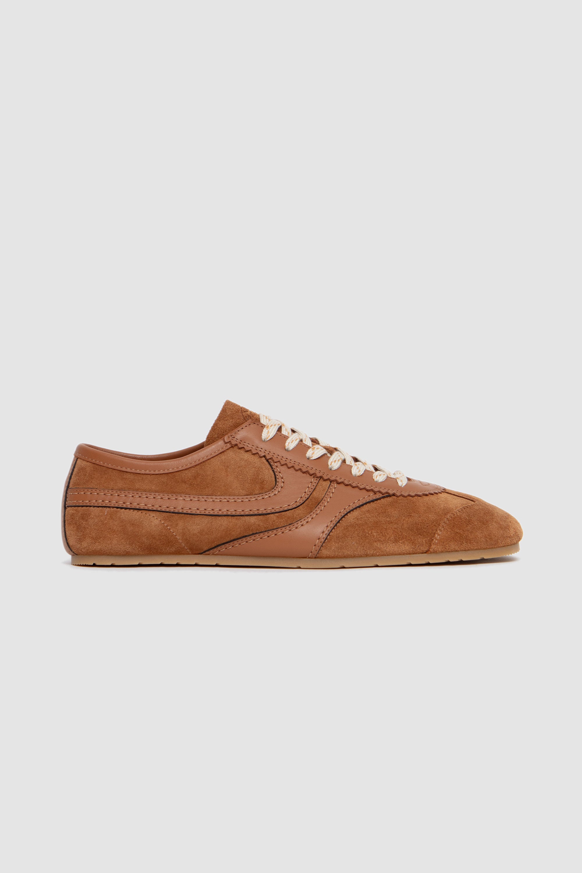 Suede Sneakers Tan_1