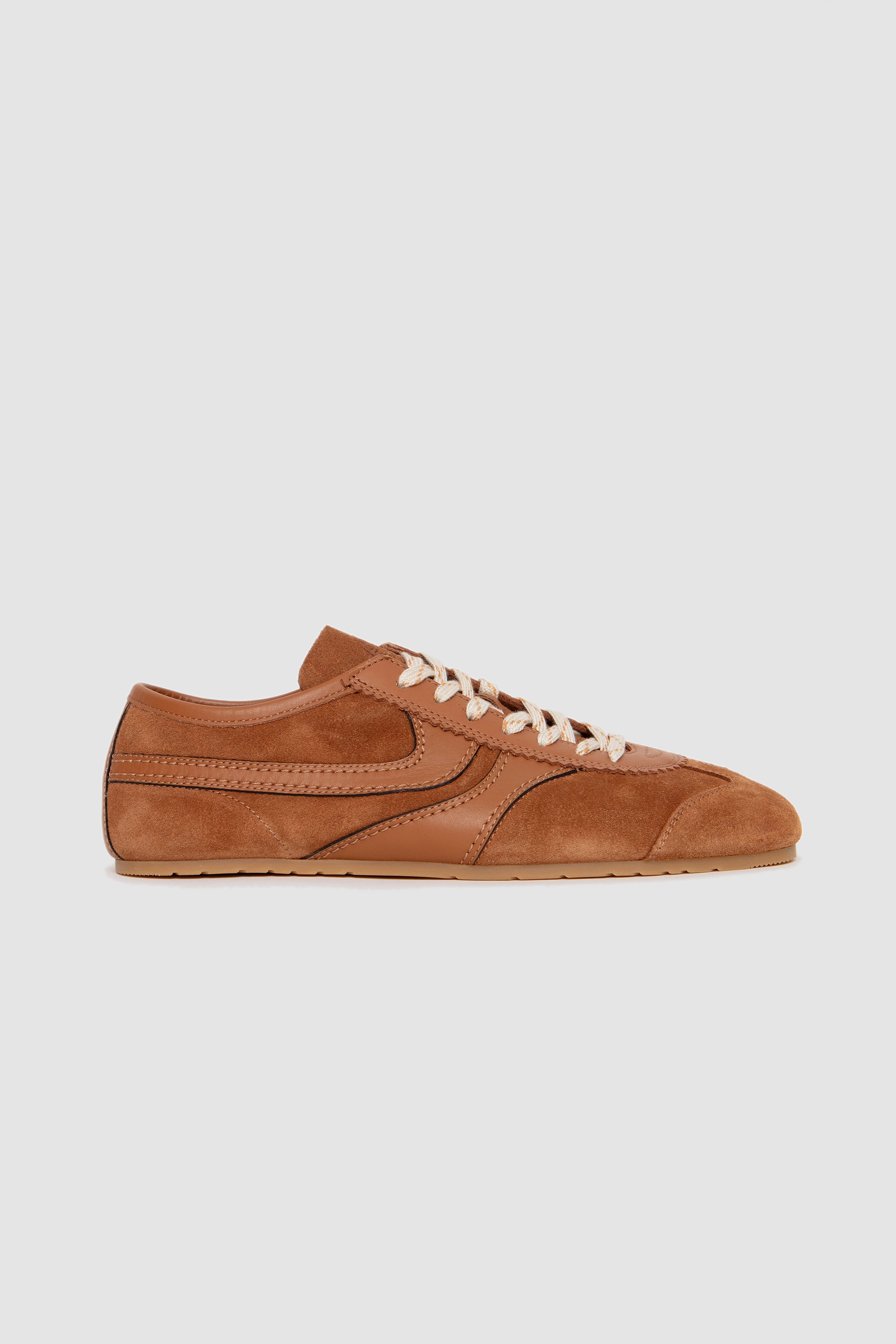 Suede Sneakers Tan_1
