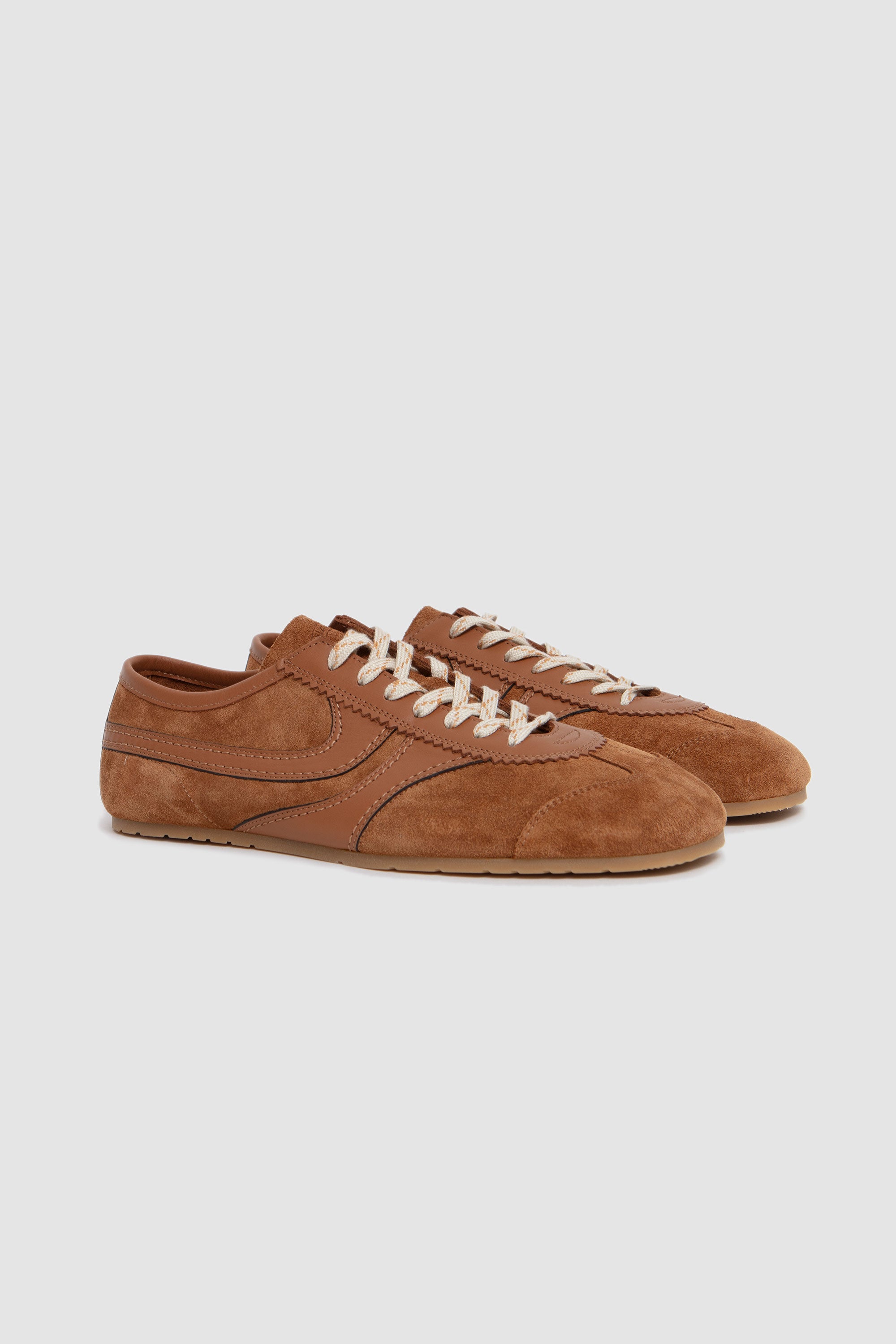 Suede Sneakers Tan