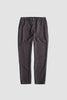SPORTIVO STORE_Elasticated Wide Trousers Chestnut Flannel