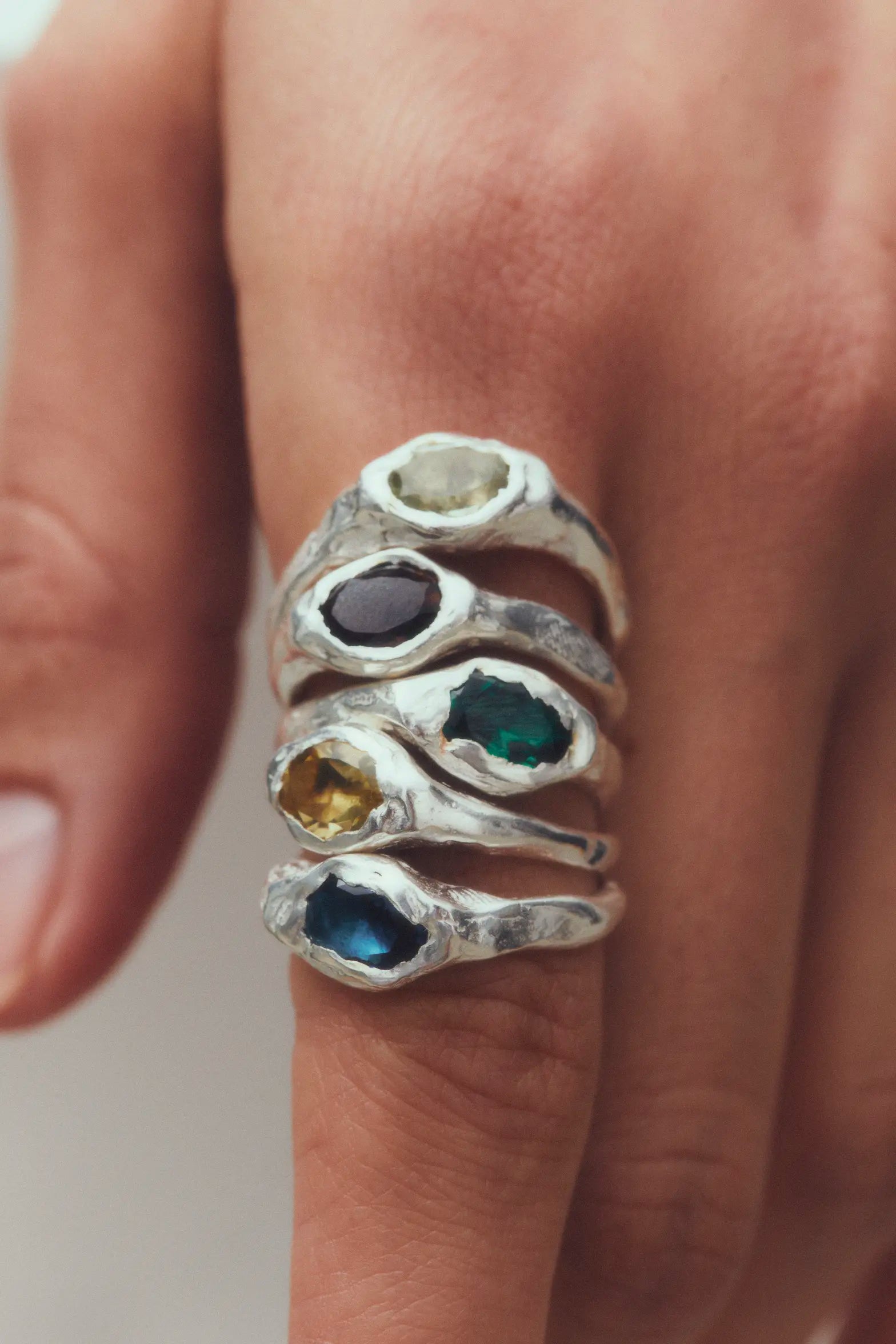 Faro Formentor Ring Silver/ Blue_4