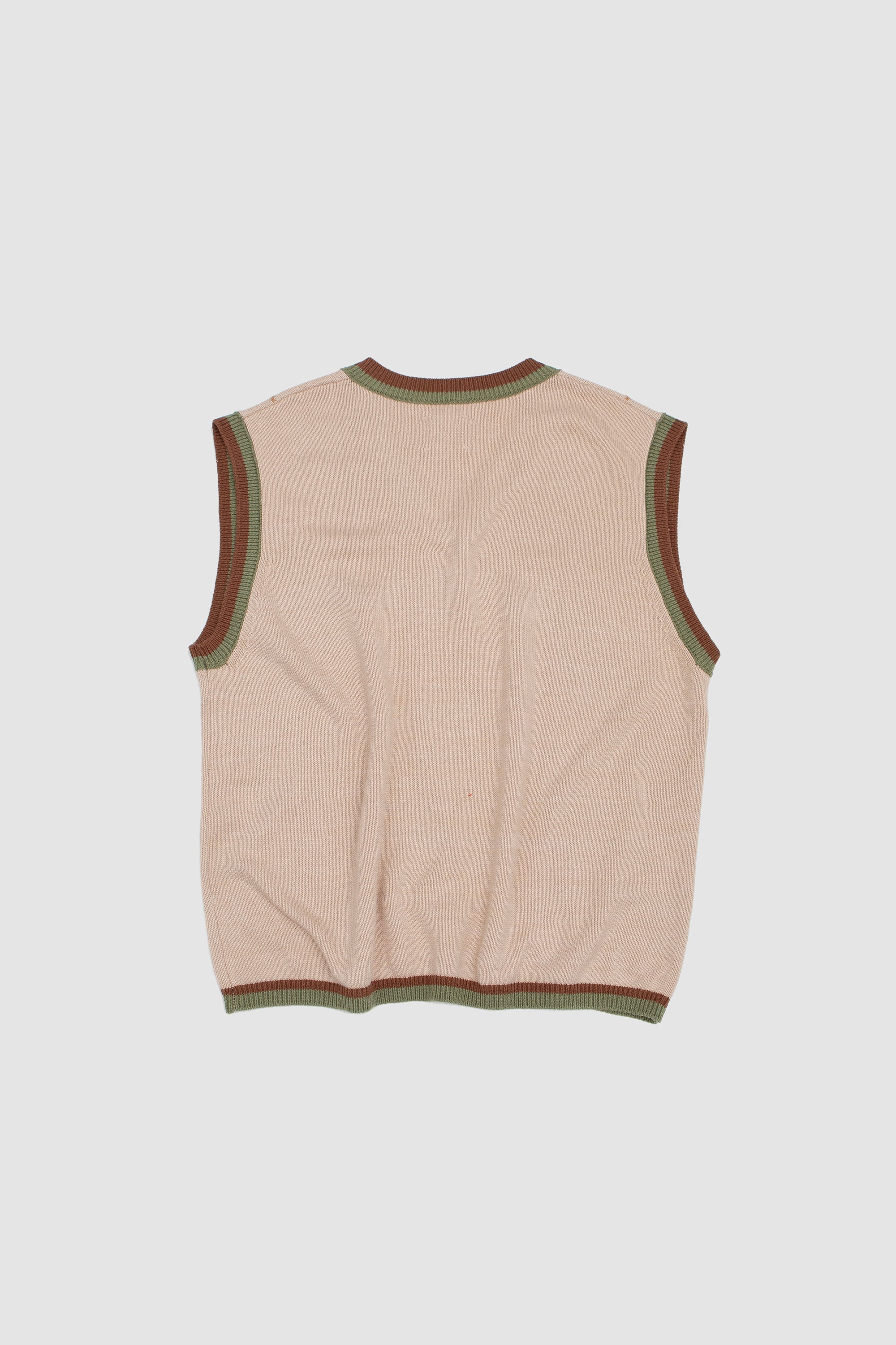 Argyle Knit Vest Sunlight Yellow_4