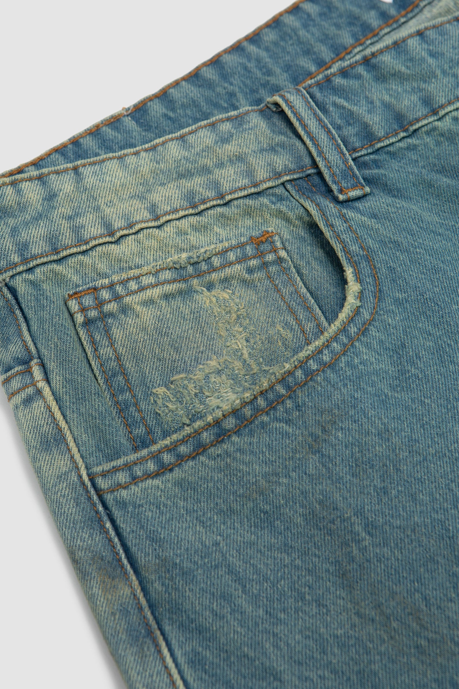 SPORTIVO STORE_Lacy Baggy Jeans Dirty Blue_3