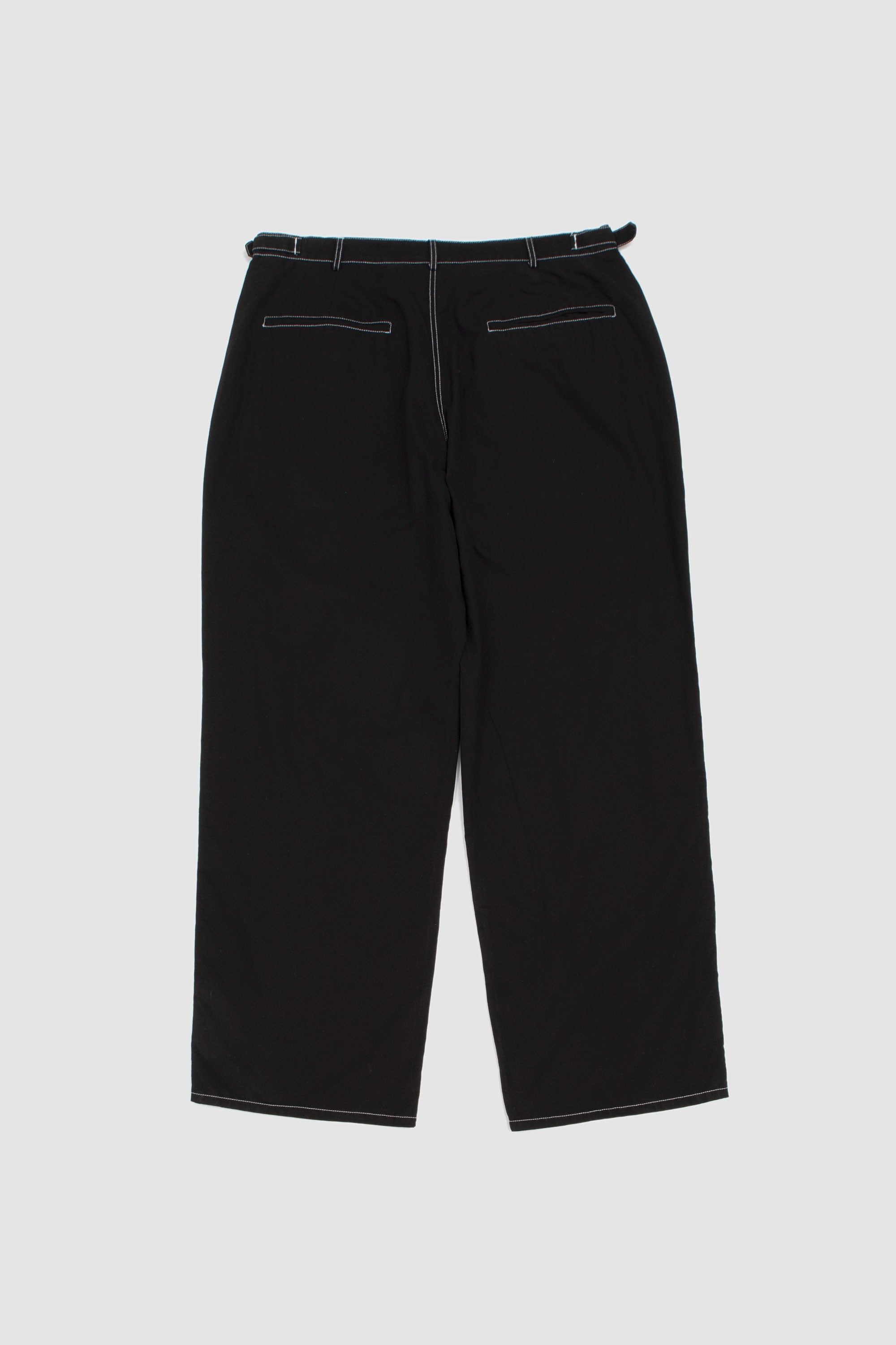 Lucca Black Contrast Pocket Jeans_4