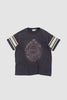 SPORTIVO STORE_Collegiate Crest Stripe Tee Navy