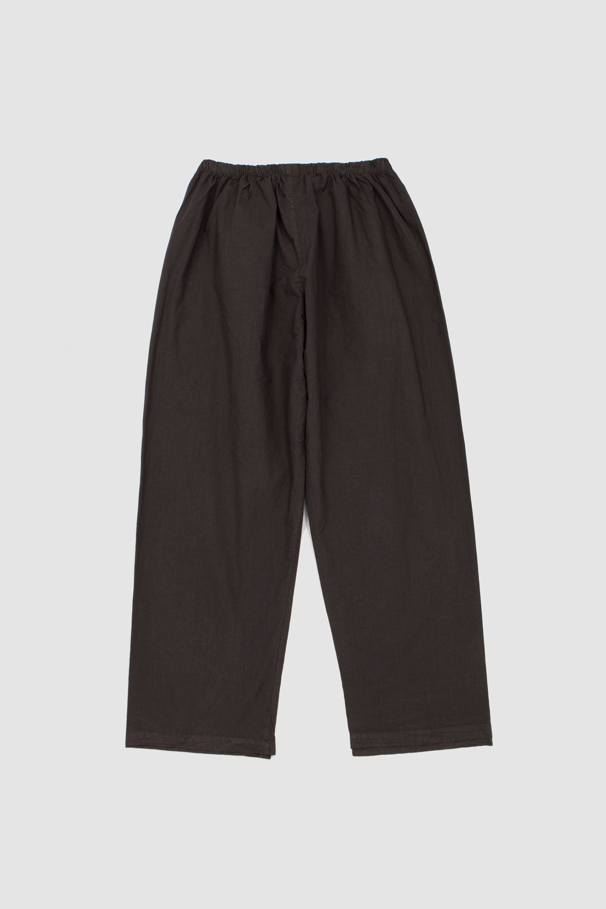 NO-287 Poplin Double Flap Pocket Trousers Brown_4