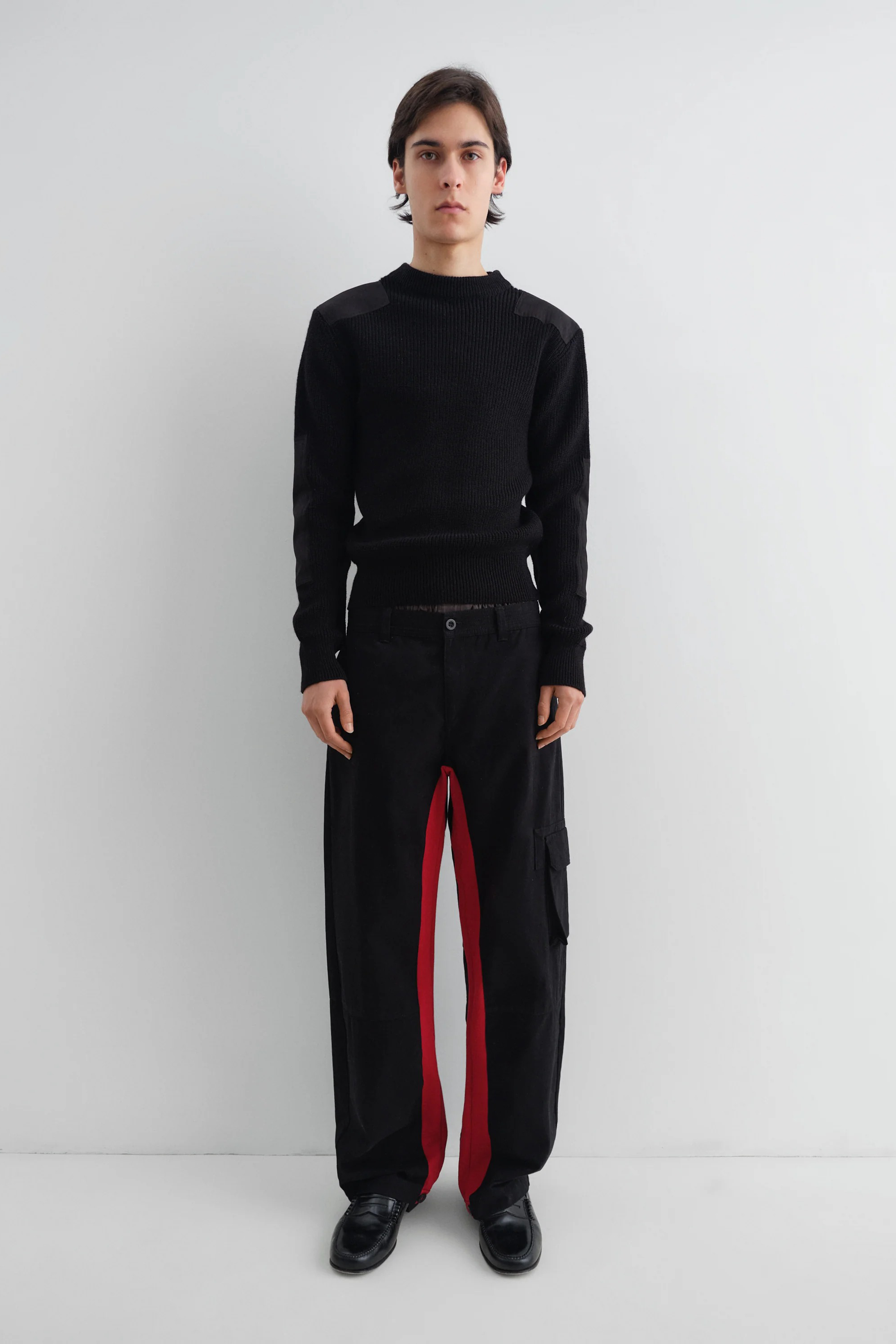 Adam Trousers Navy/ Red_1