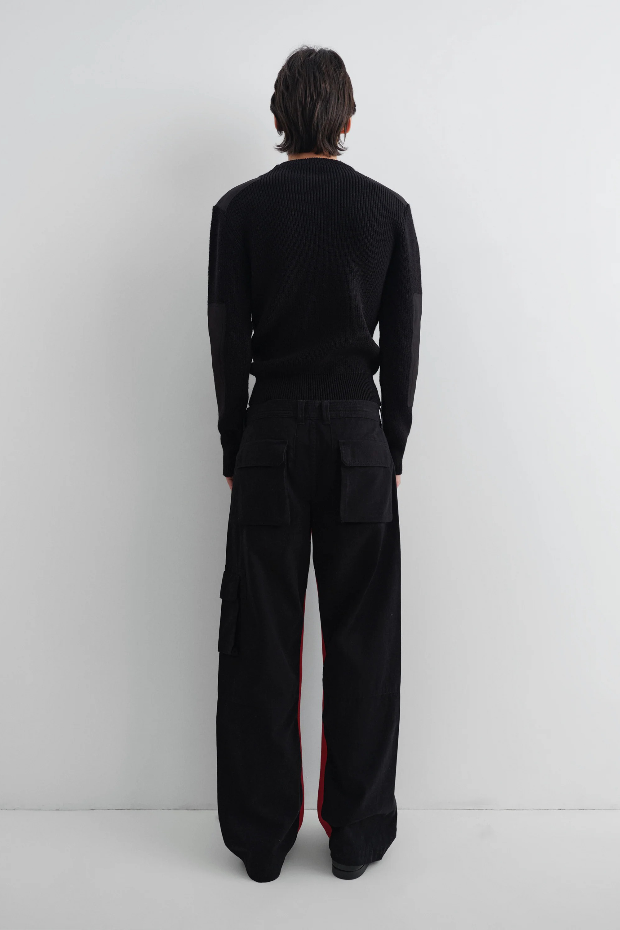 Adam Trousers Navy/ Red