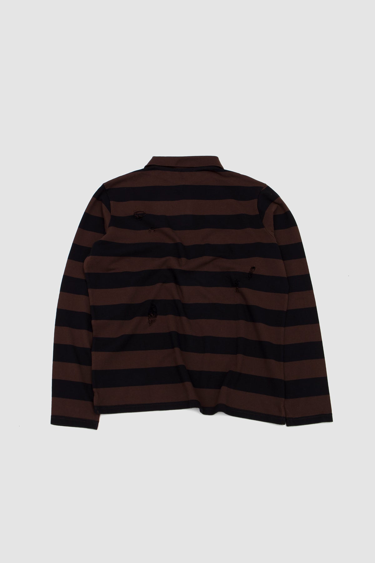 Steve LS Polo Black/ Brown_4