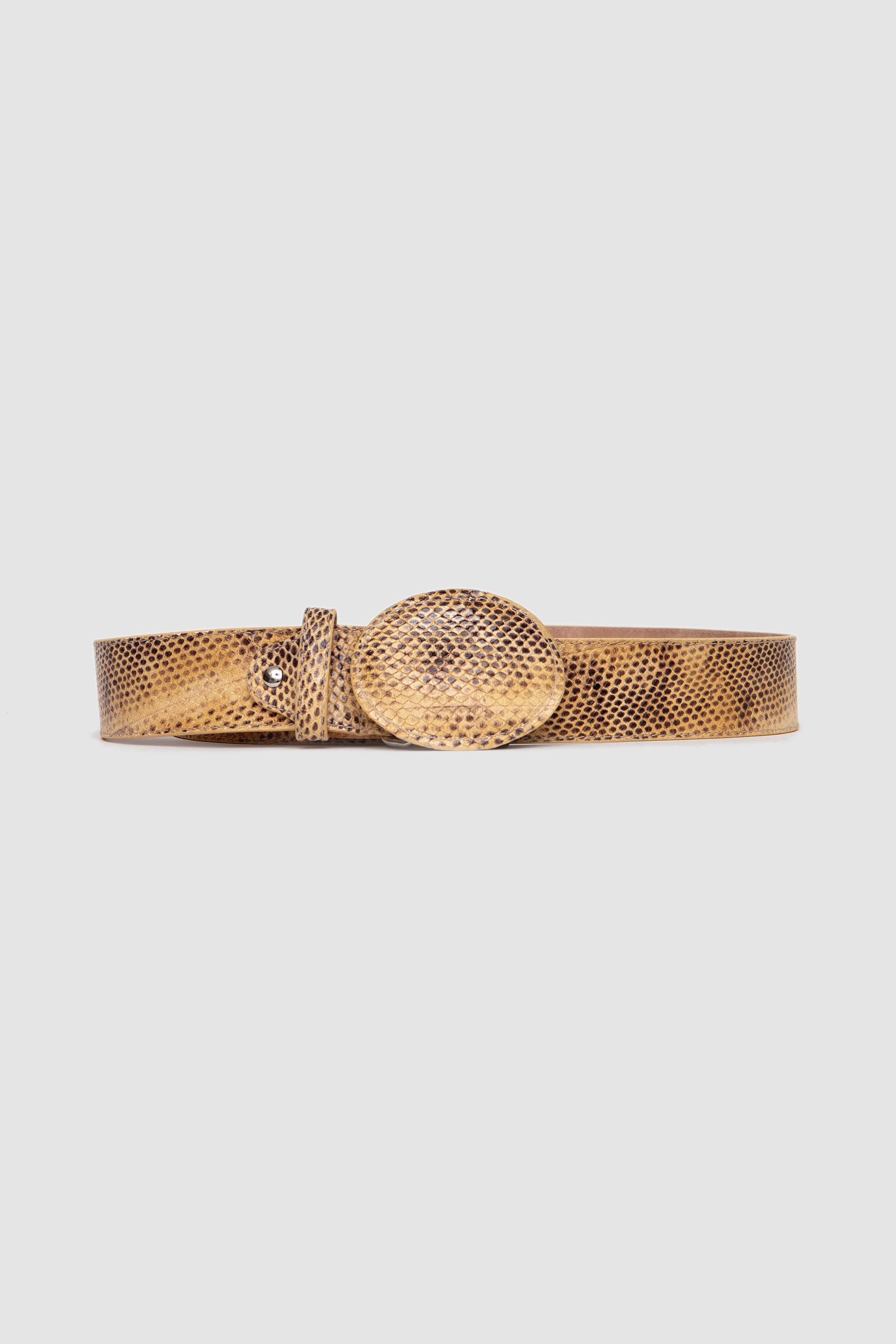 Buckle Belt Exotic Beige