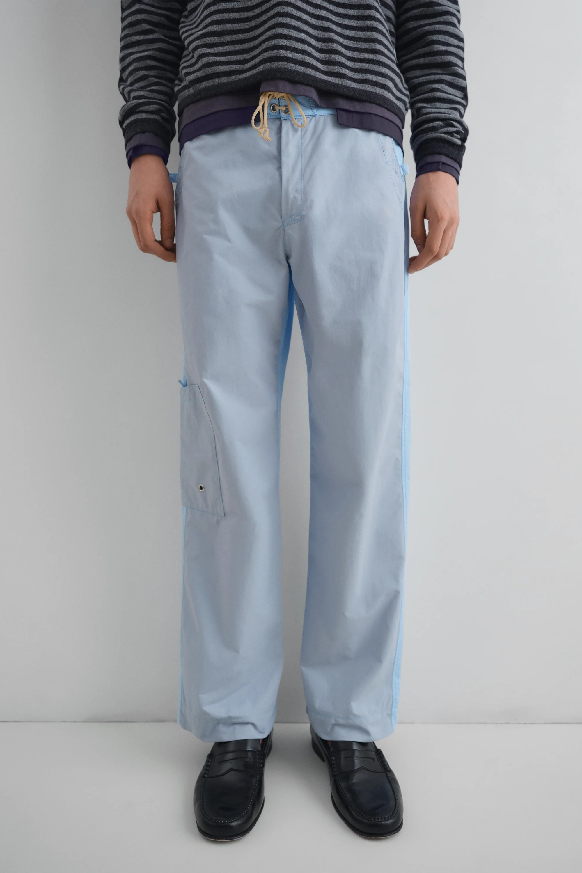 Cedric Trousers Grey/ Blue_4