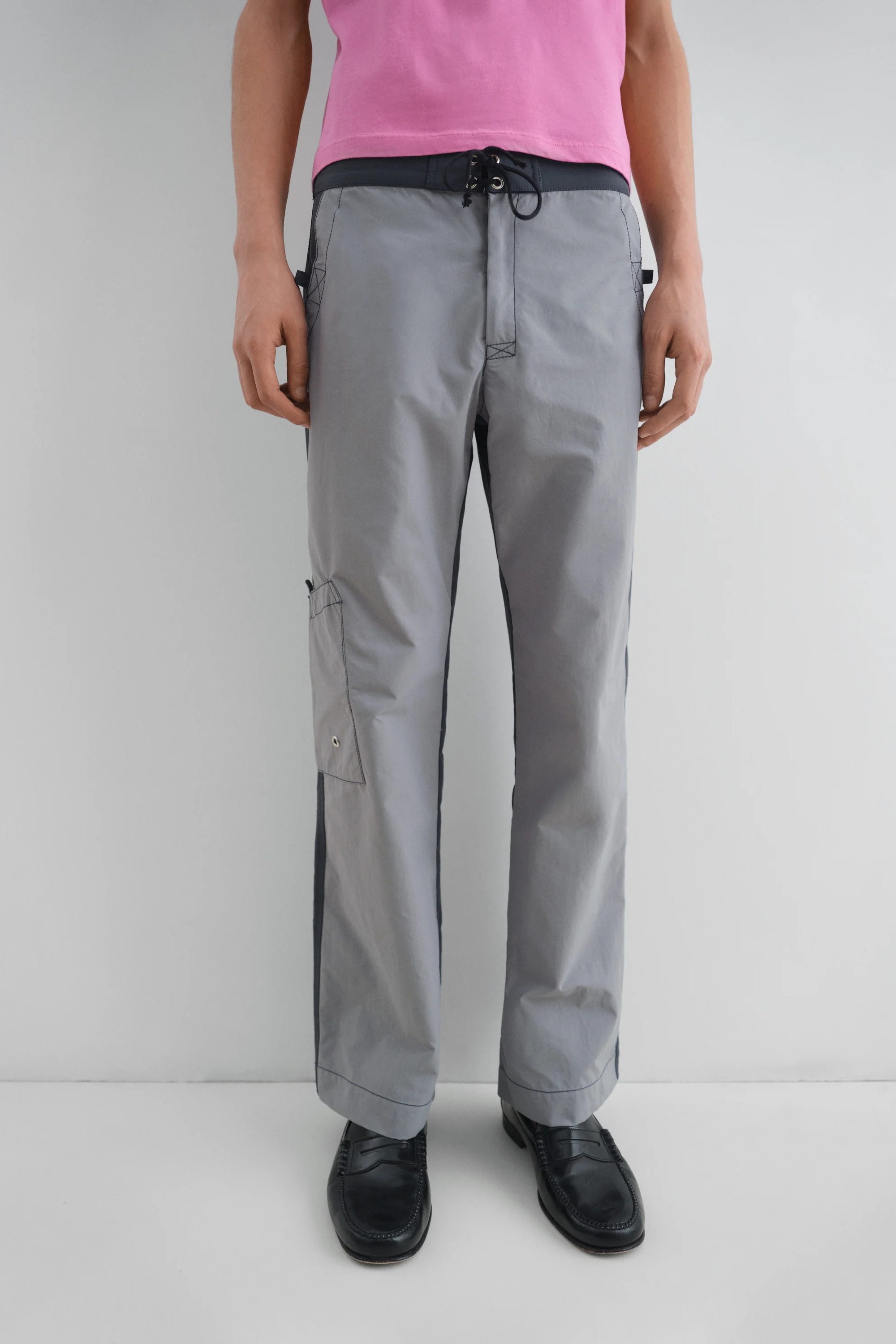 Cedric Trousers Grey/ Dark Grey