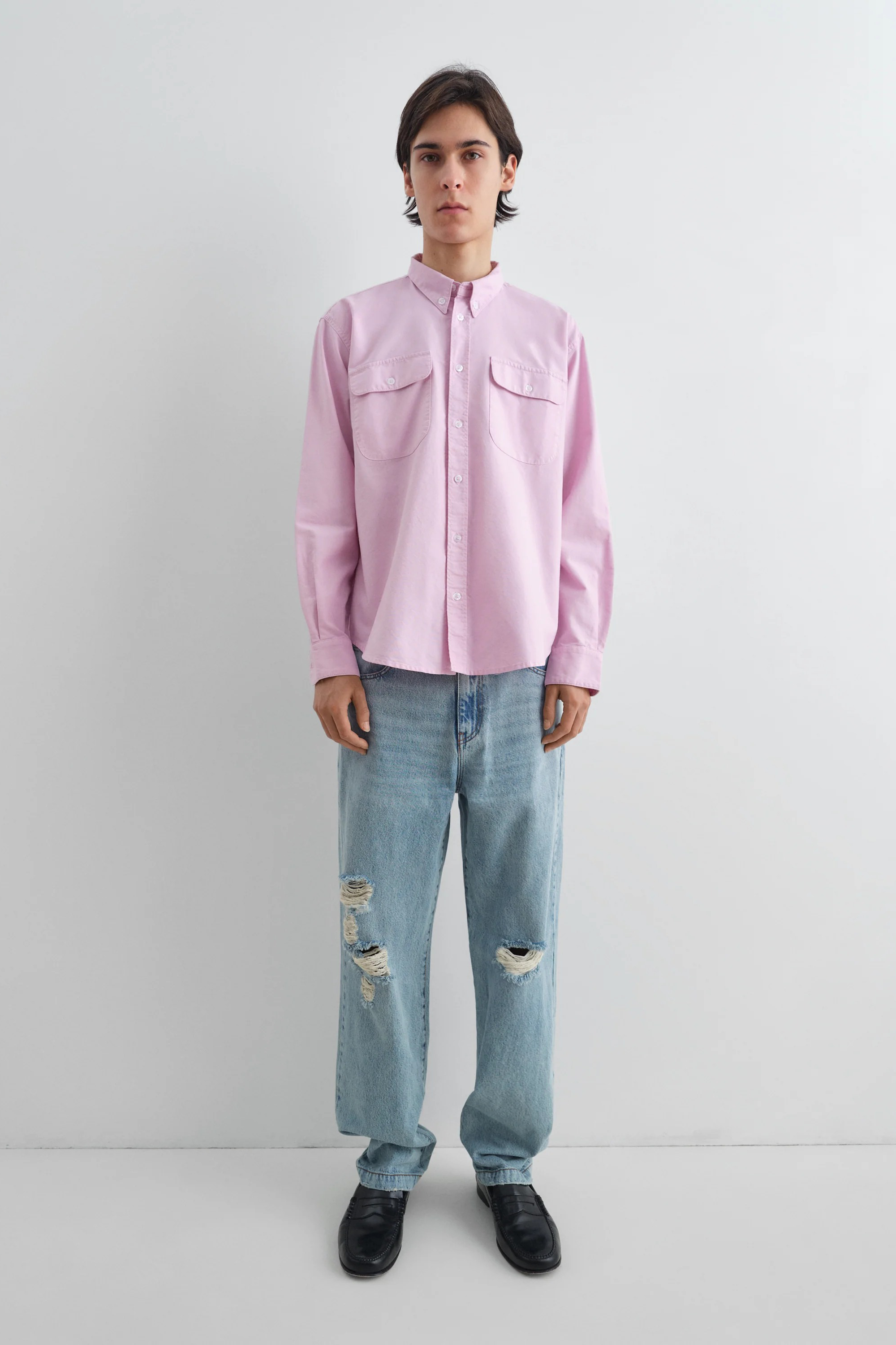 Charlie Rotos Trousers Washed Blue