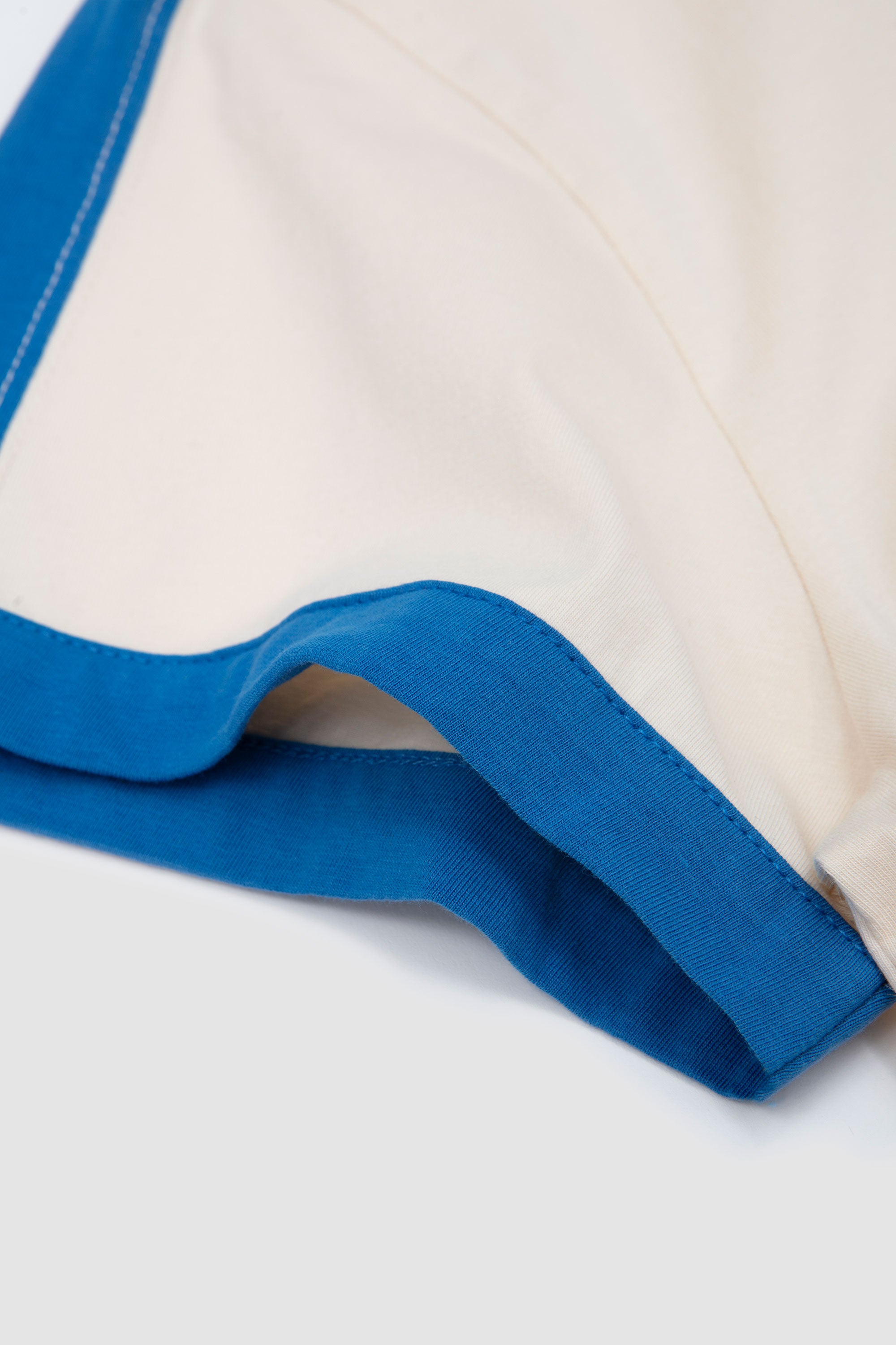 Diego SS T-Shirt White/ Blue