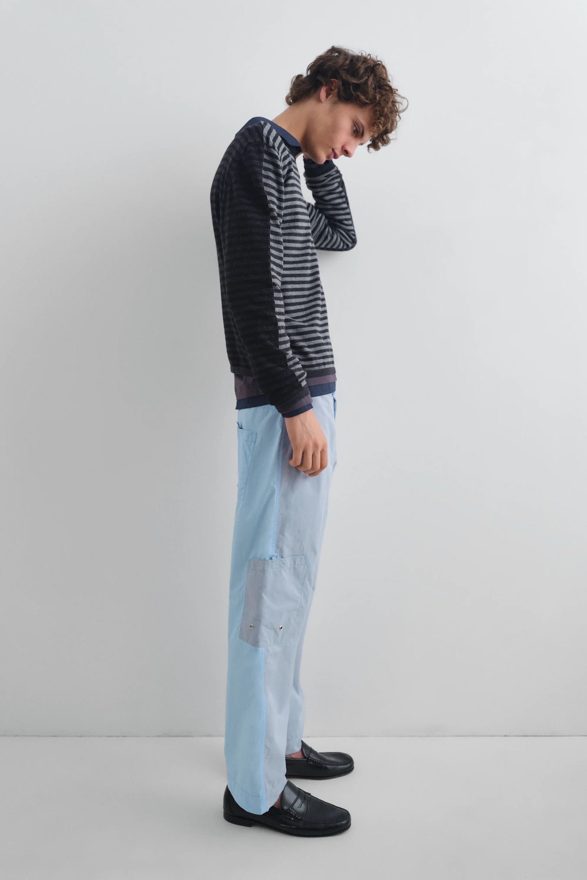 Diego Stripes Jumper Grey/ Black_4