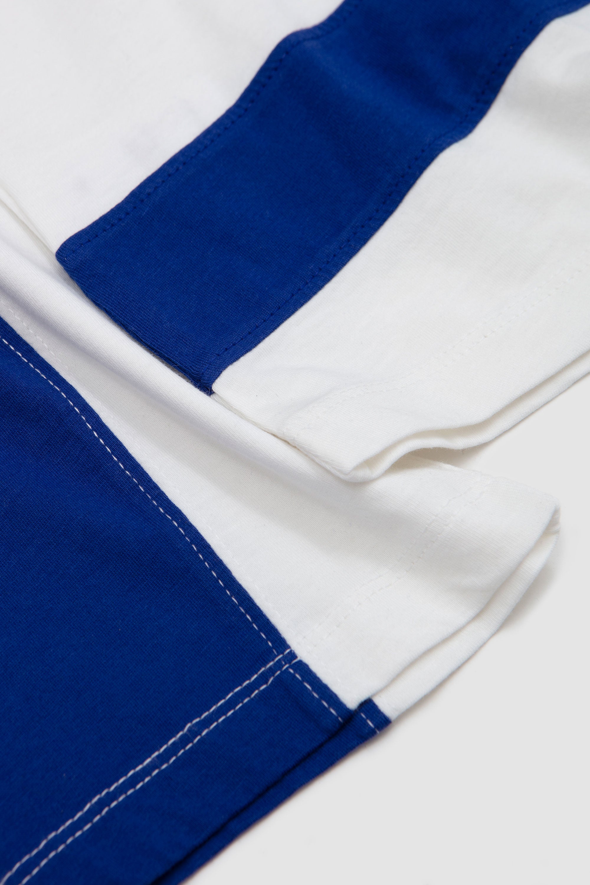 Dustin LS T-Shirt White/ Navy_3