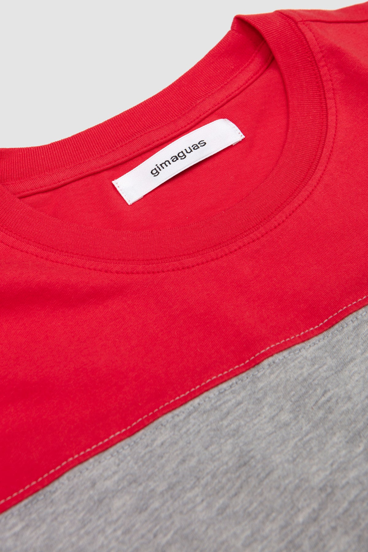 Dustin SS T-Shirt Grey/ Red_2