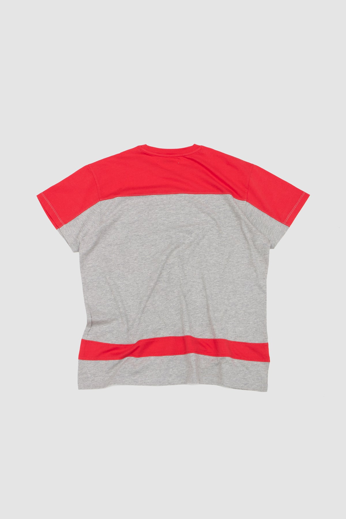 Dustin SS T-Shirt Grey/ Red_4