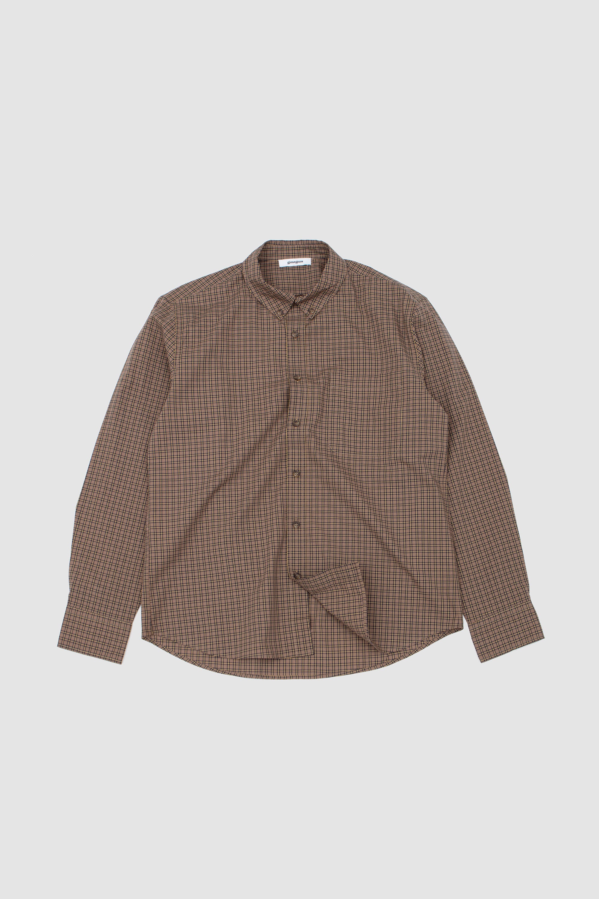 Evan LS Shirt Brown_5