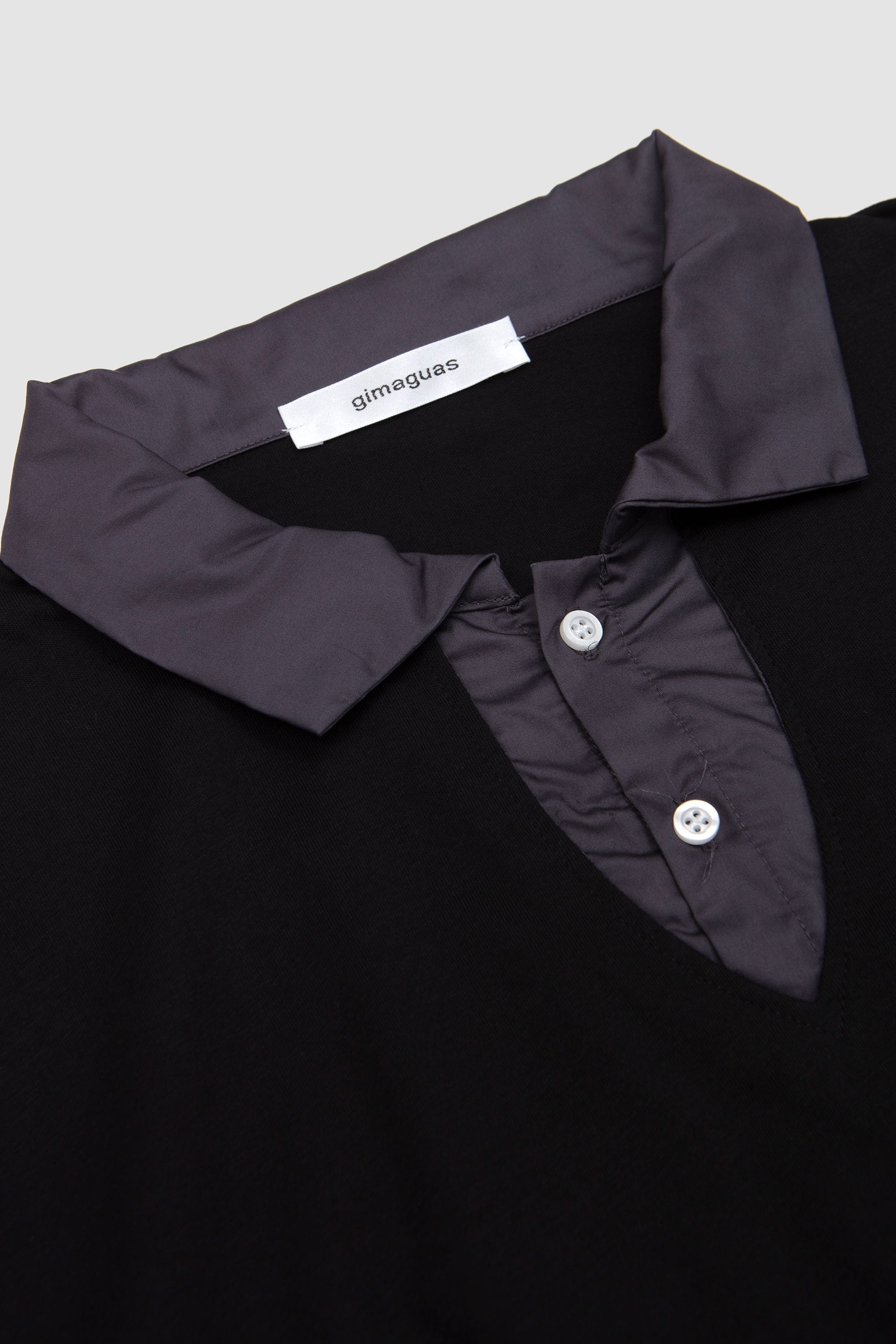 Luis LS 2 Layers Polo Black/ Grey_2