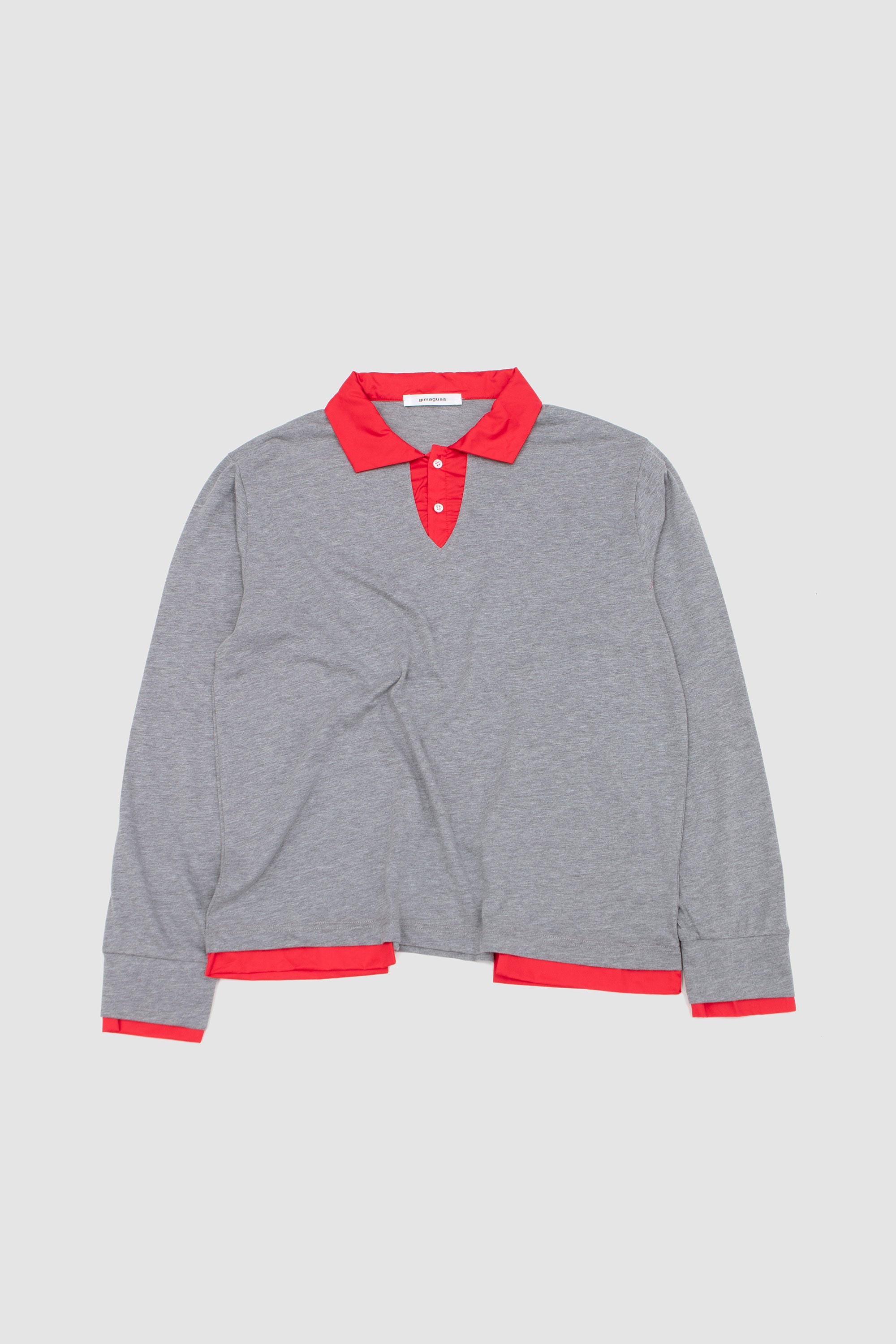 Luis LS 2 Layers Polo Grey/ Red