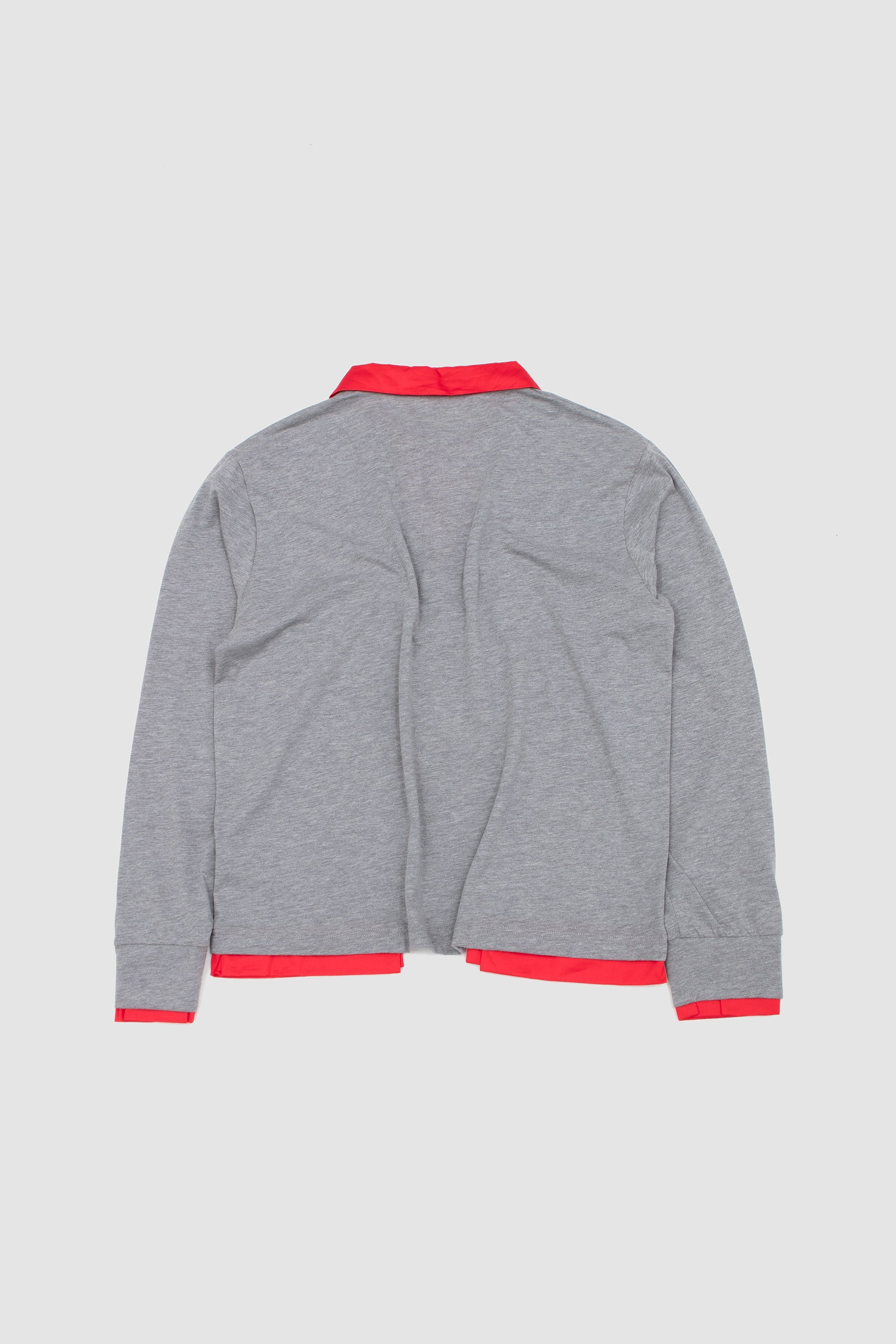 Luis LS 2 Layers Polo Grey/ Red_4