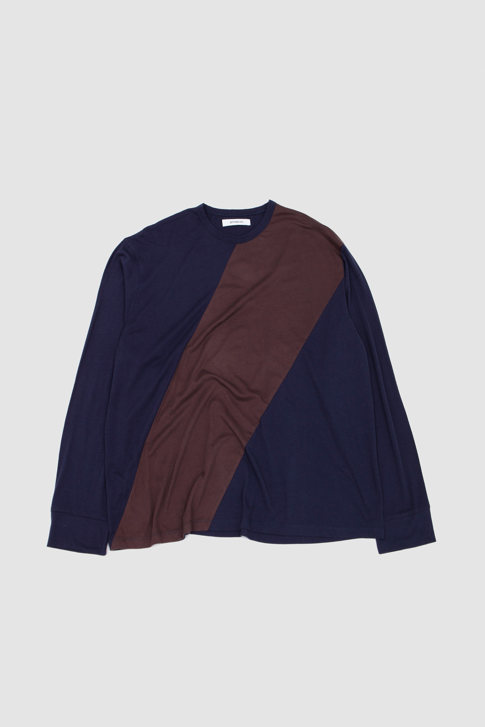 Misha T-Shirt Navy/ brown_1