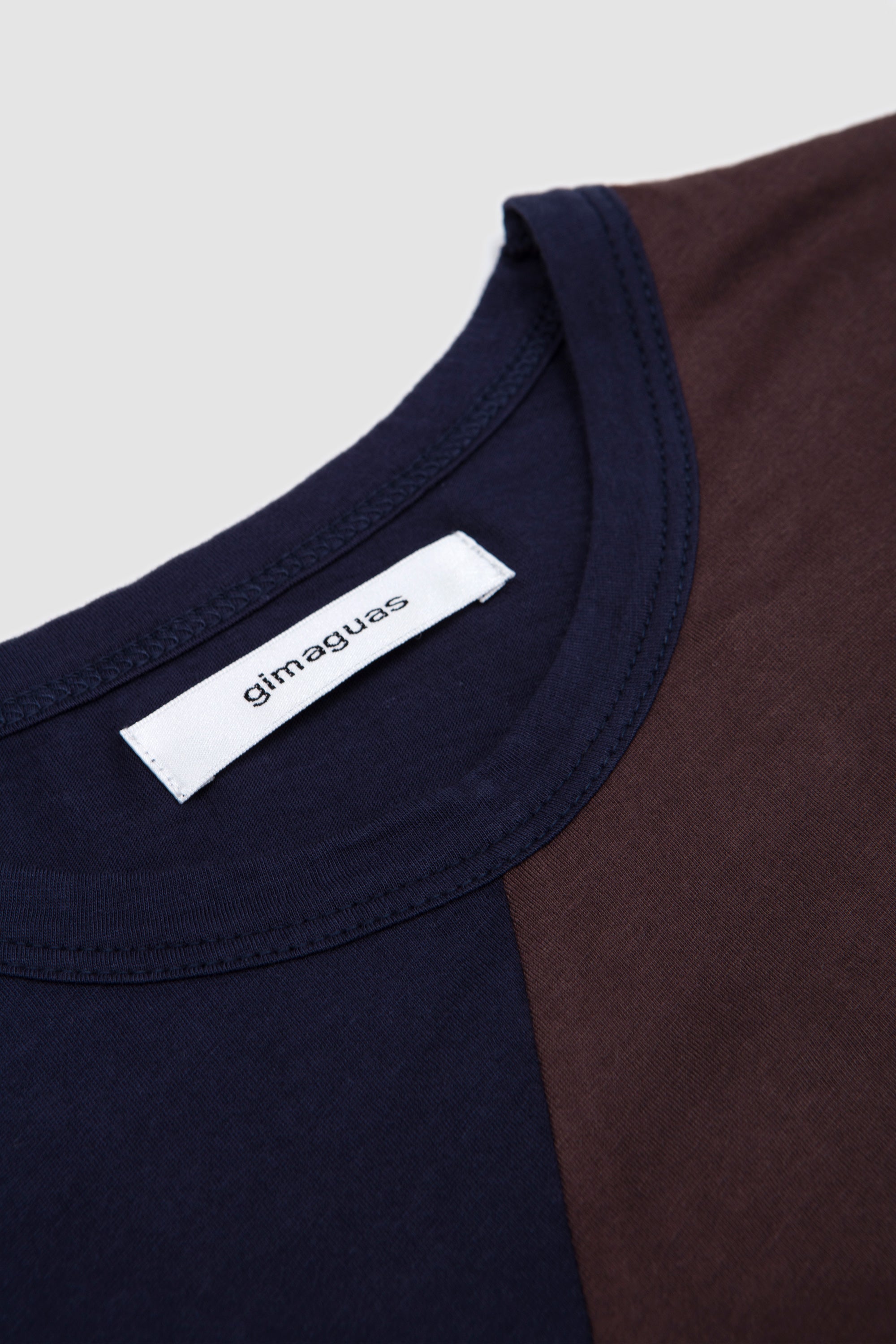 Misha T-Shirt Navy/ brown_2