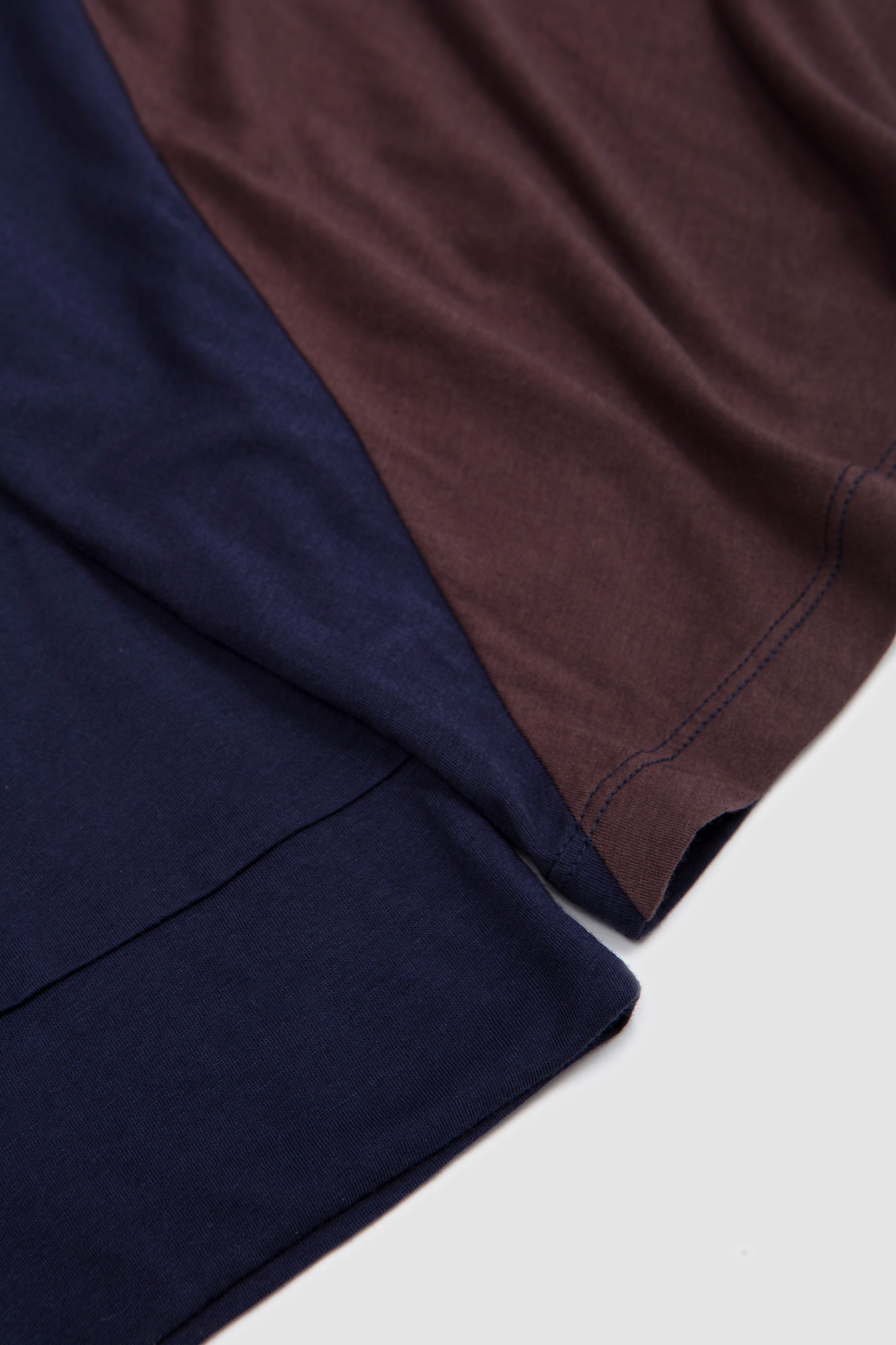 Misha T-Shirt Navy/ brown_3