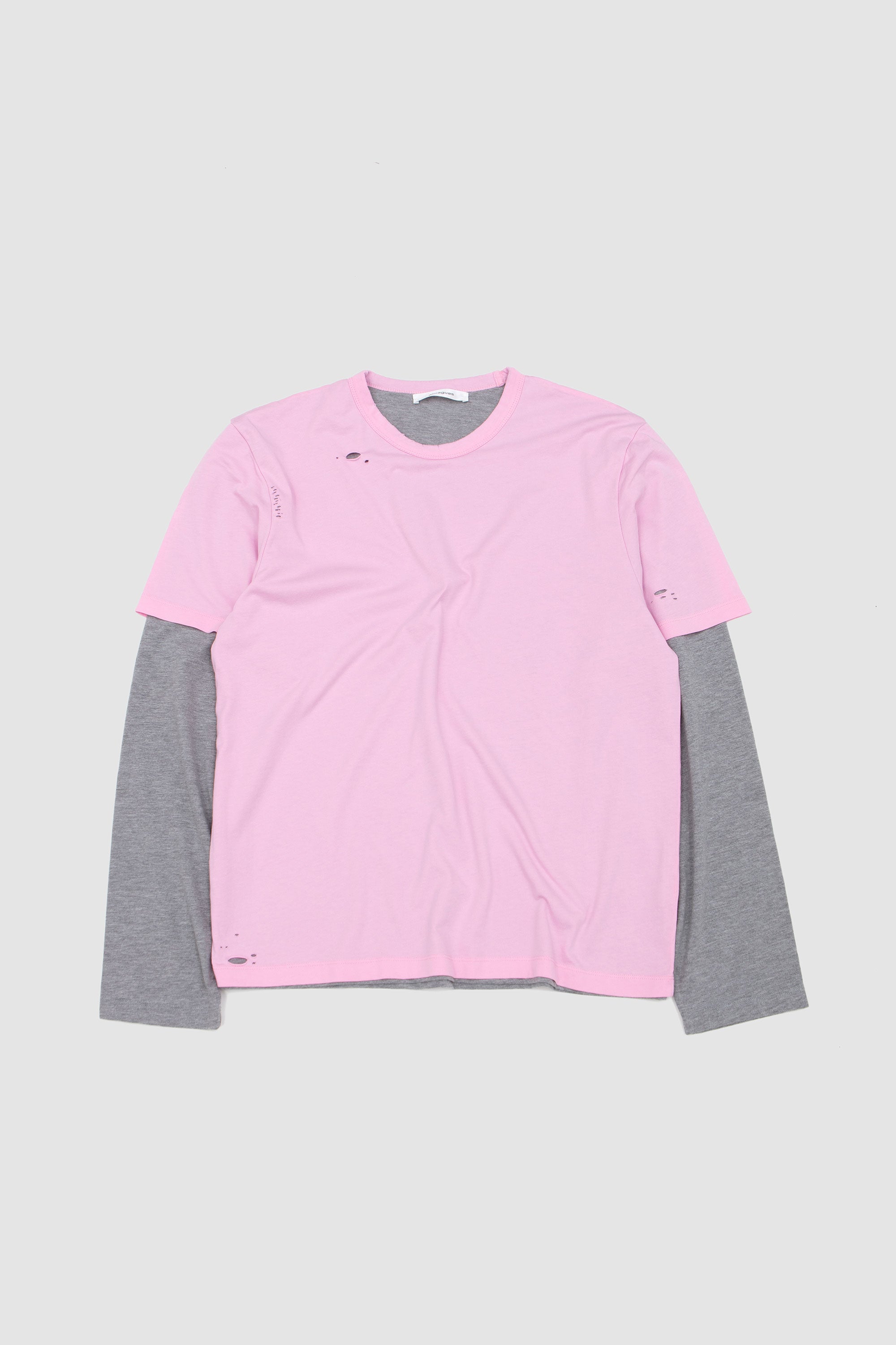 Ricardo 2 Layers T-Shirt Pink/ Grey_1