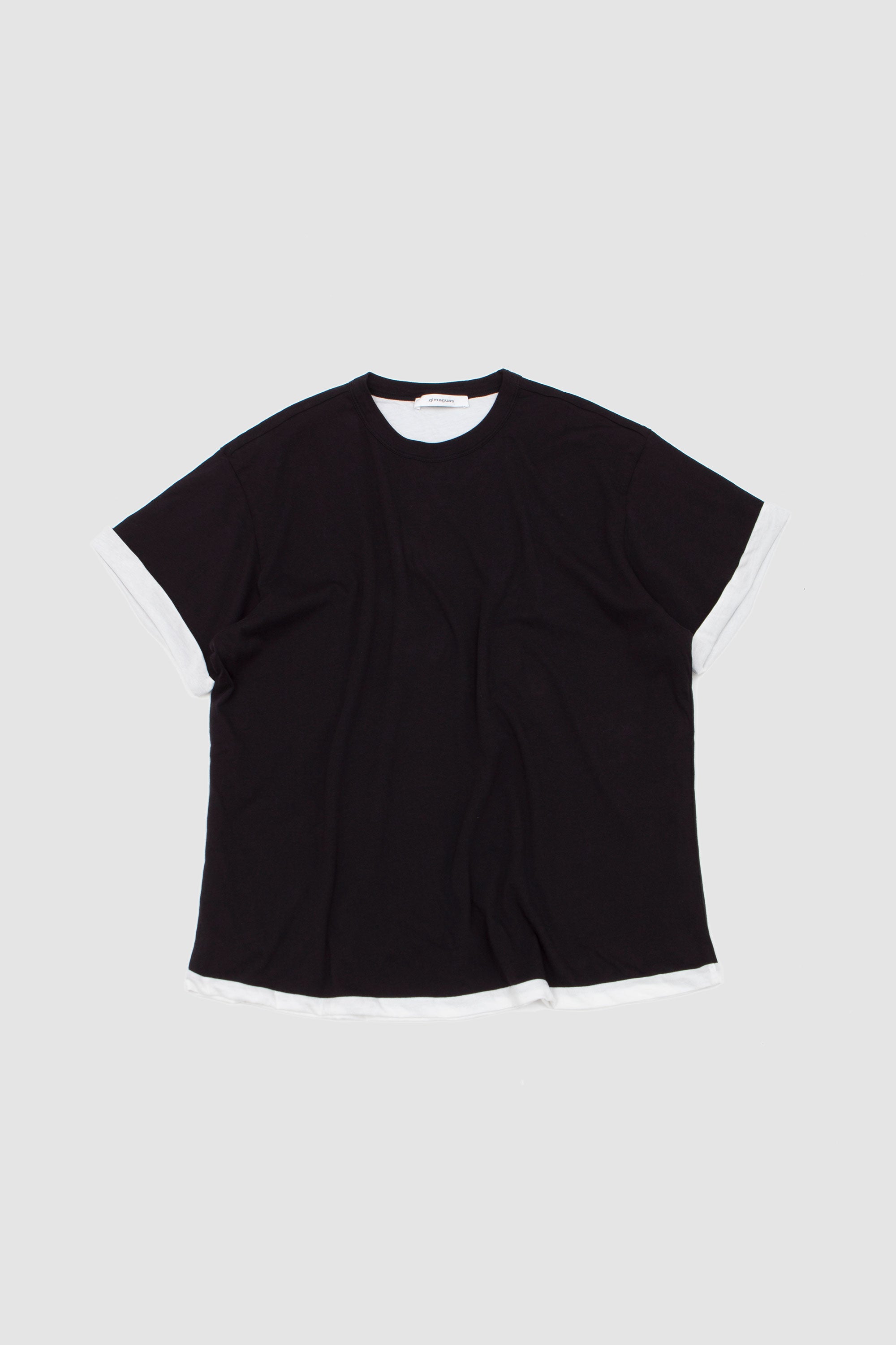 Roman SS T-Shirt Black/ White