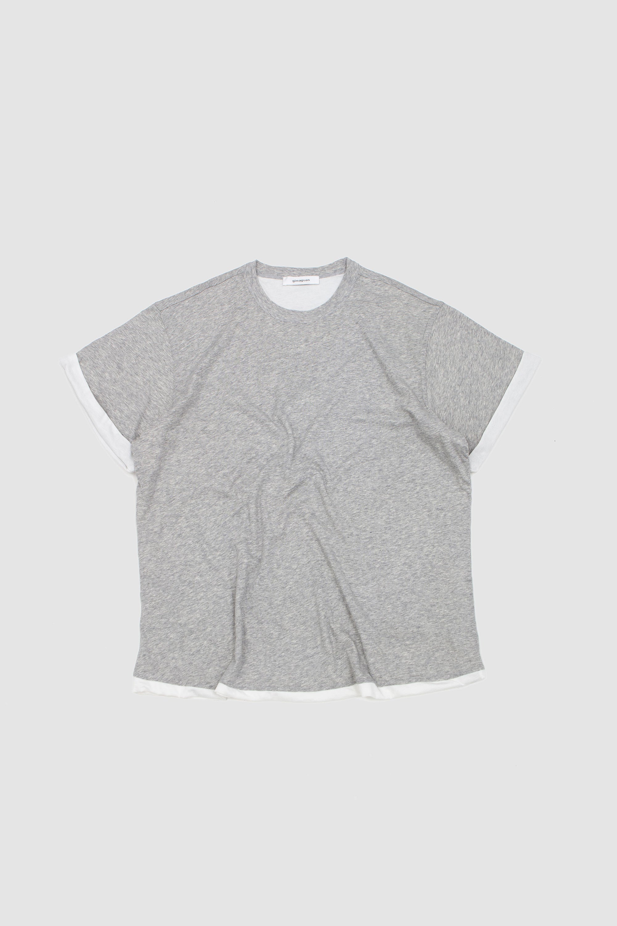 Roman SS T-Shirt Grey/ White