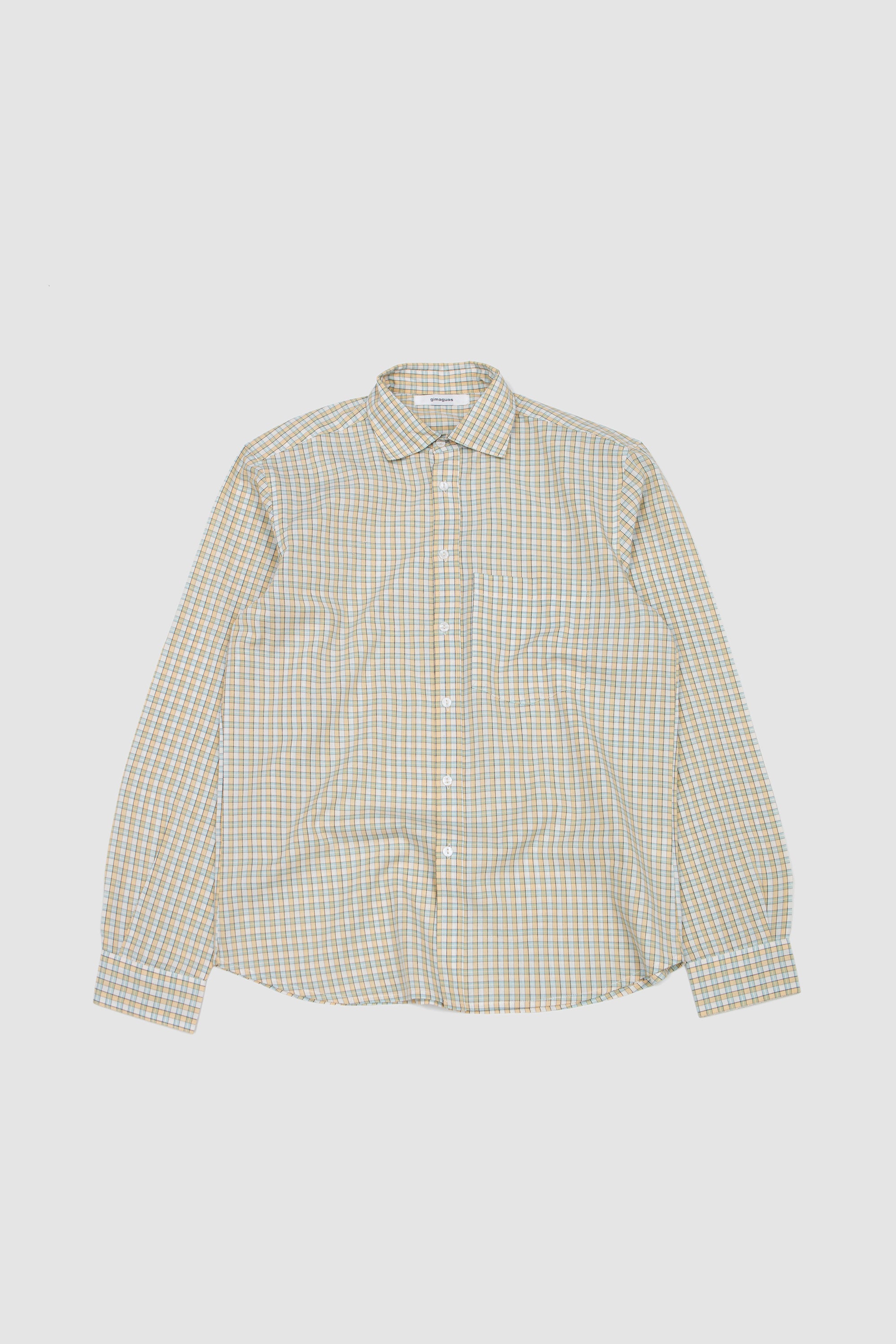 Ruben Shirt Green/ Beige_1