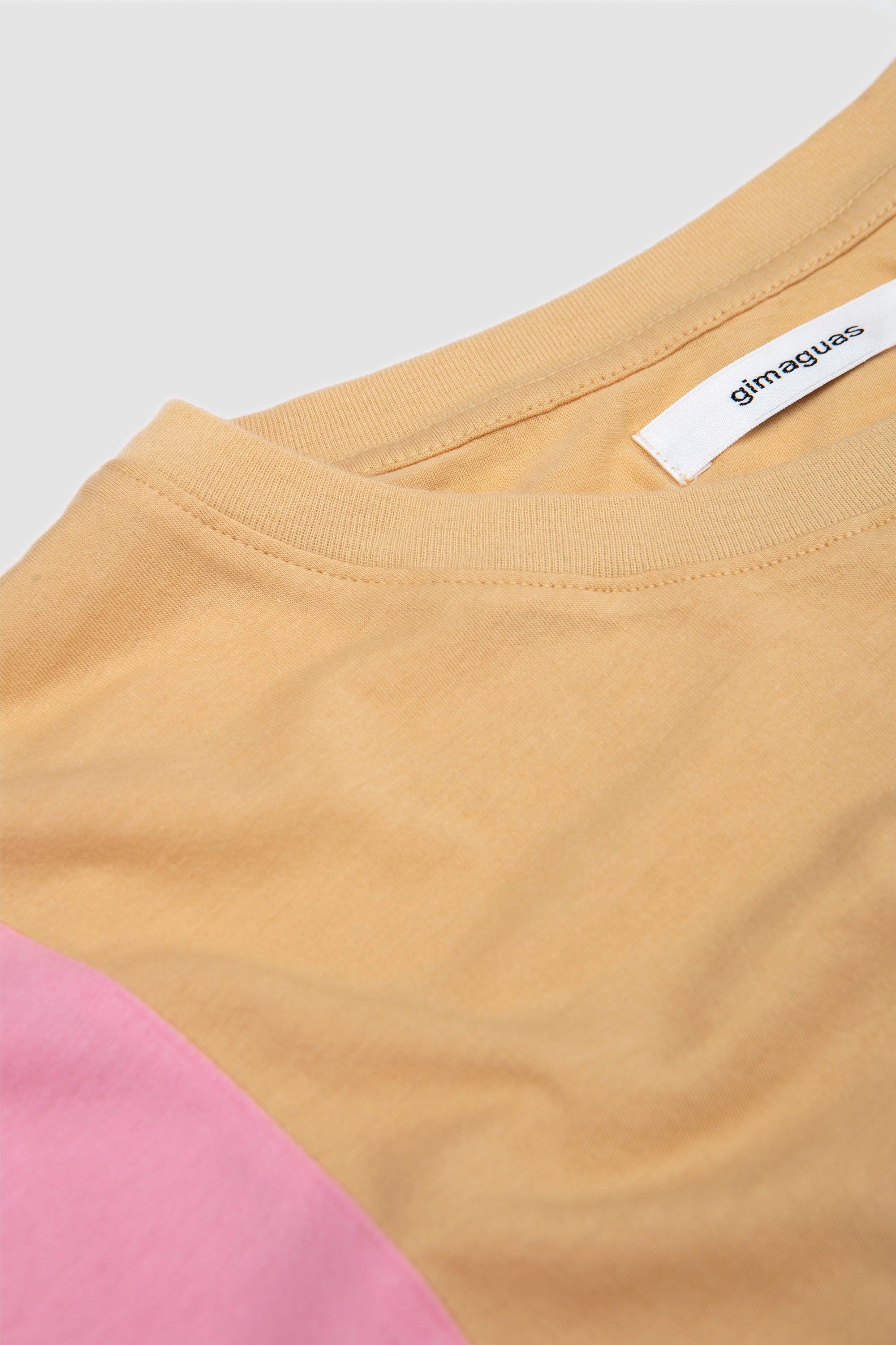 Steeve T-Shirt Beige/ Pink