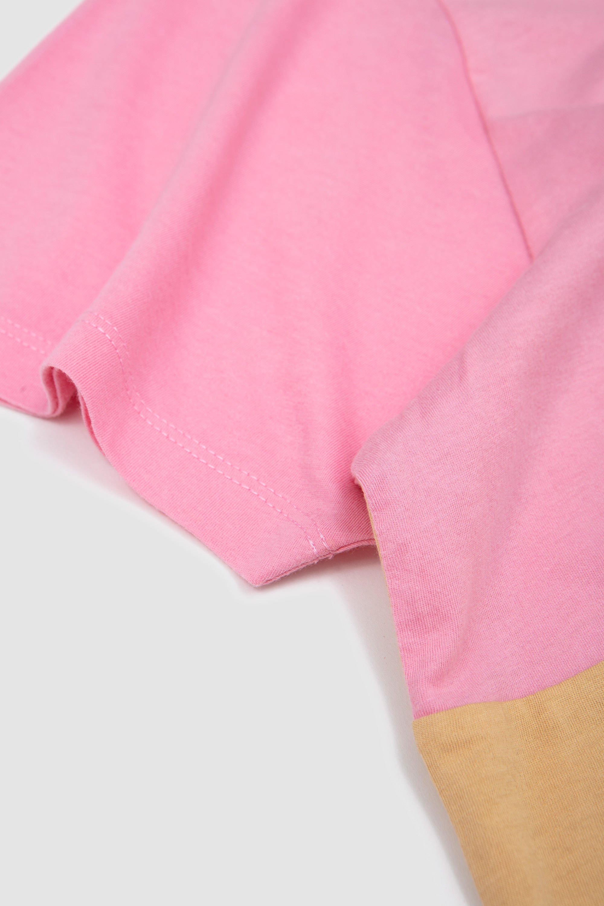 Steeve T-Shirt Beige/ Pink