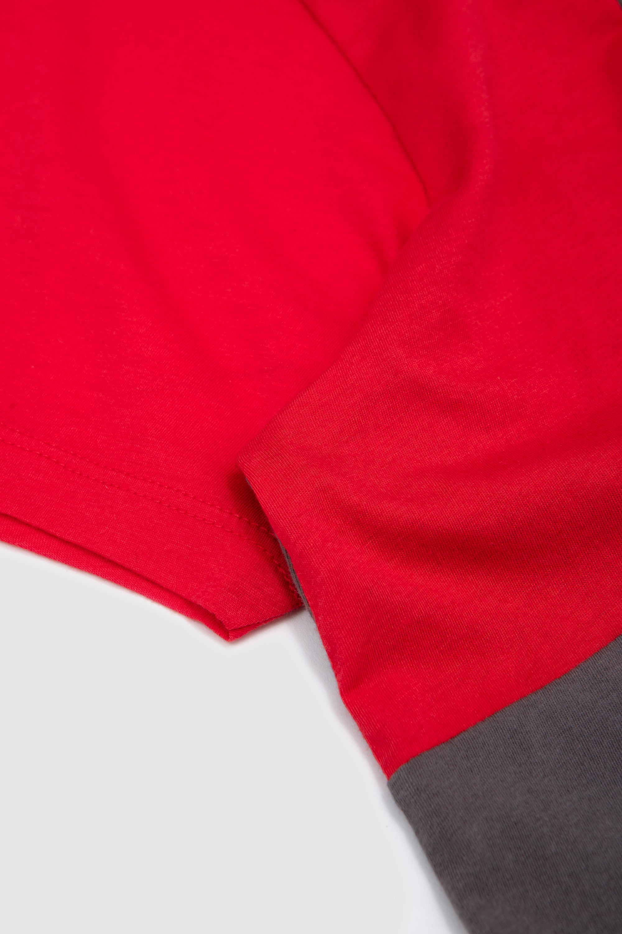 Steeve T-Shirt Grey/ Red_3