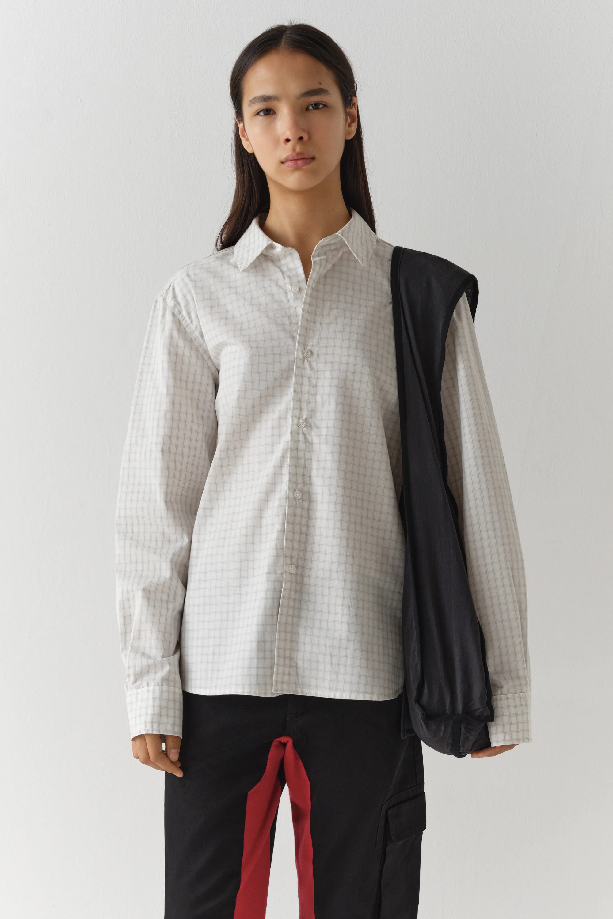 Suli LS Shirt White/ Grey_4