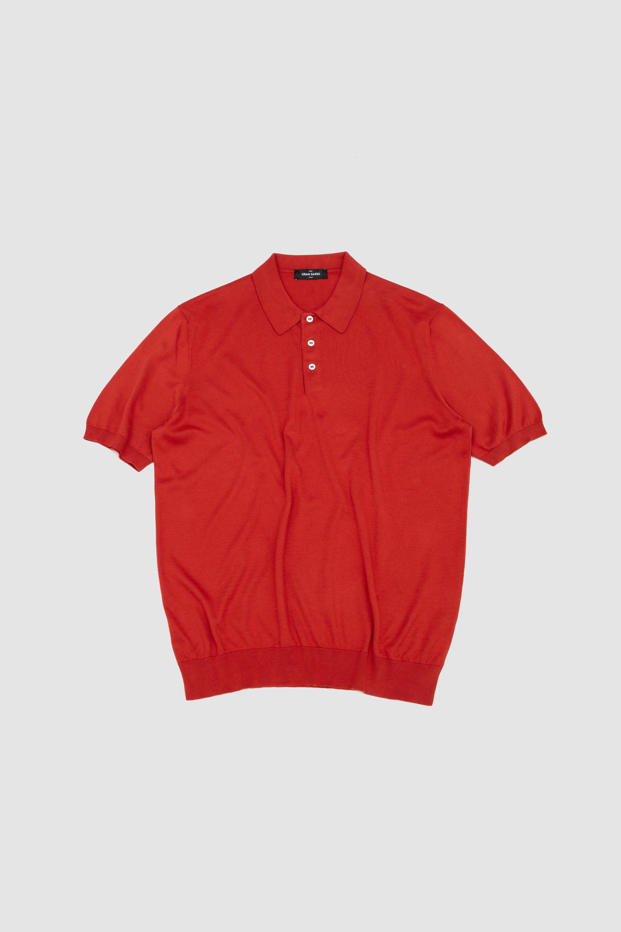 Suvin Cotton Polo Shirt Warm Orange_1