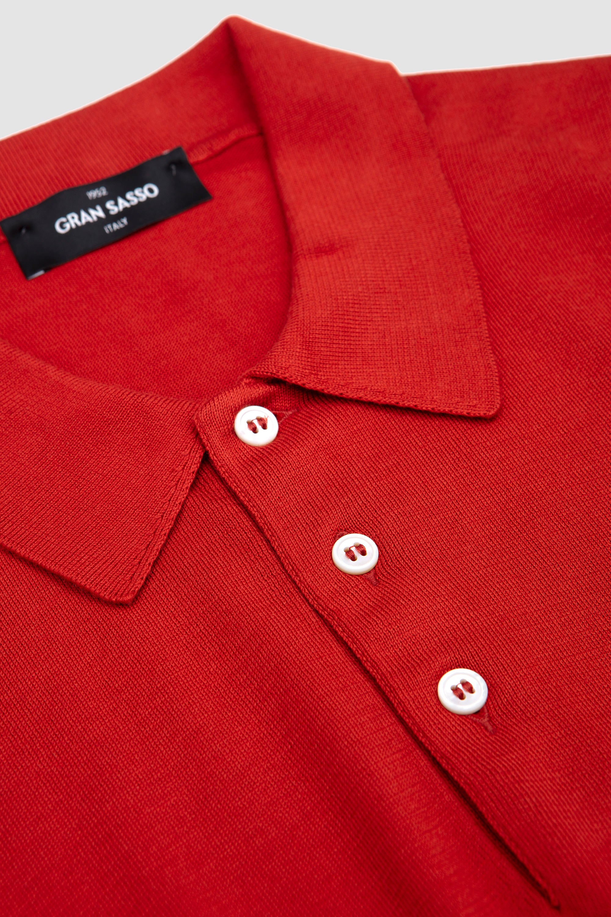 Suvin Cotton Polo Shirt Warm Orange