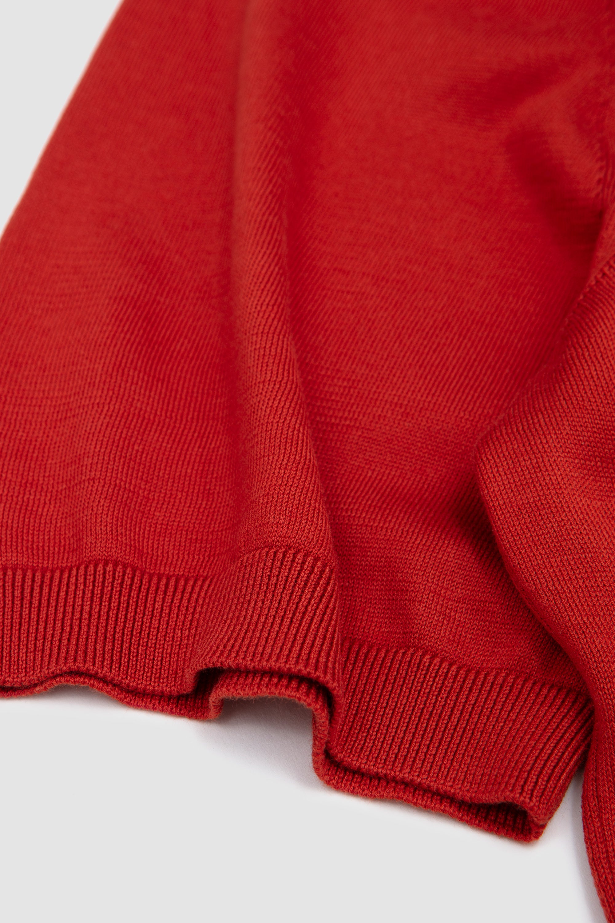 Suvin Cotton Polo Shirt Warm Orange