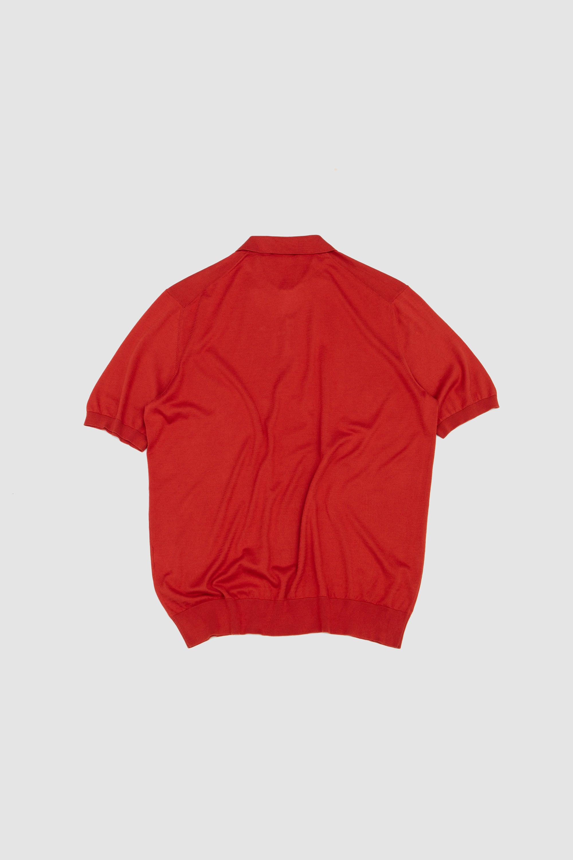 Suvin Cotton Polo Shirt Warm Orange_4