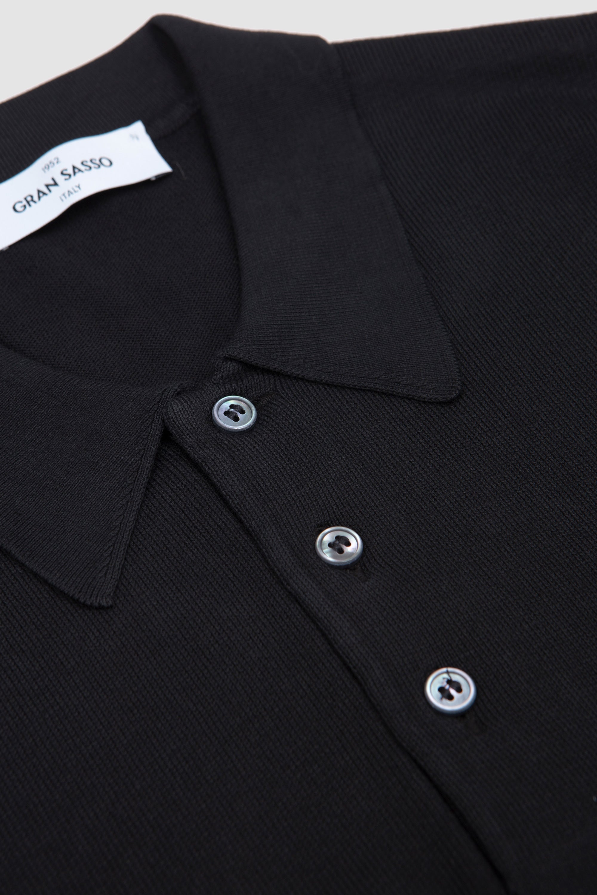 Egyption Cotton Polo Neck Sweater Navy_2