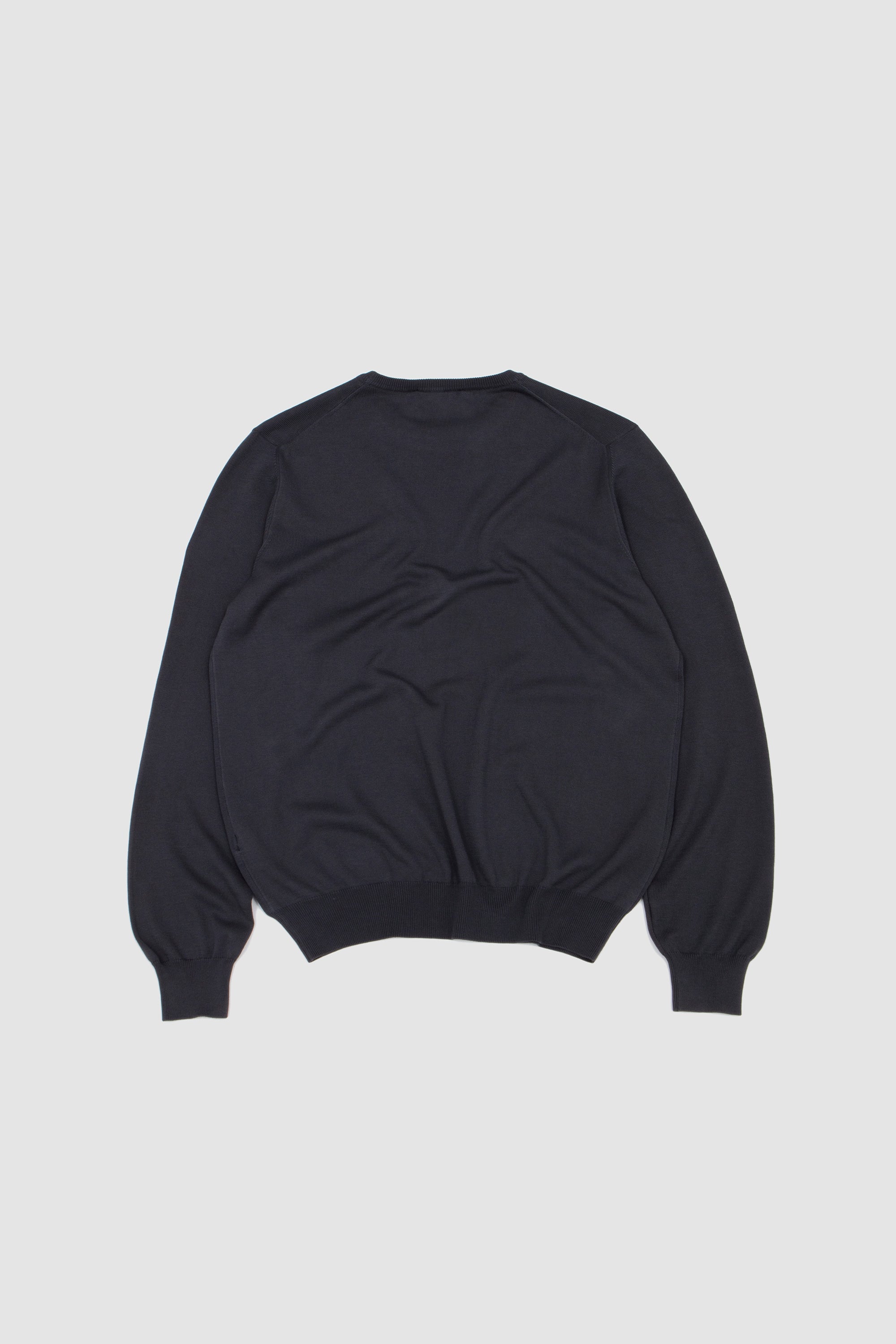 Egyption Cotton Crew Neck Sweater Charcoal_4