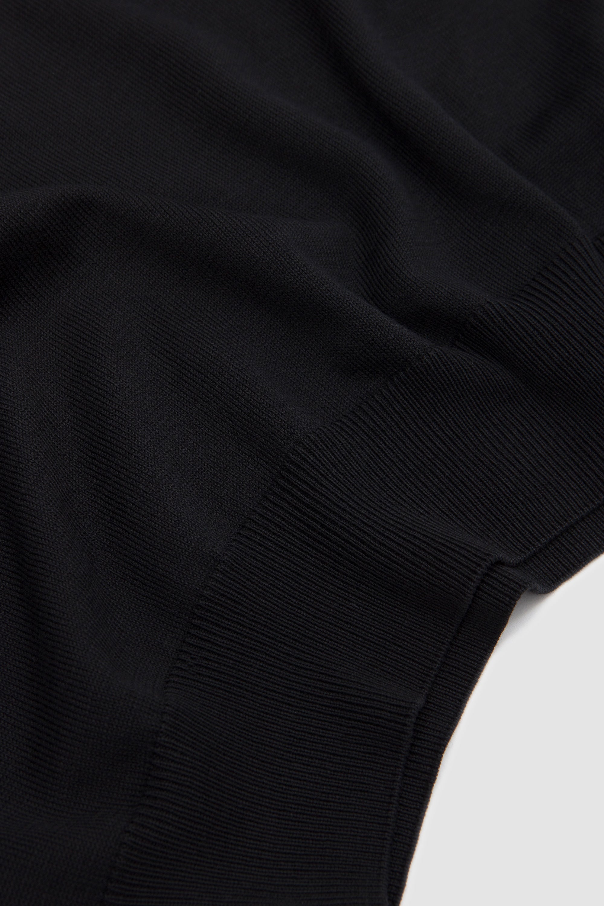 Egyption Cotton Crew Neck Sweater Black_3