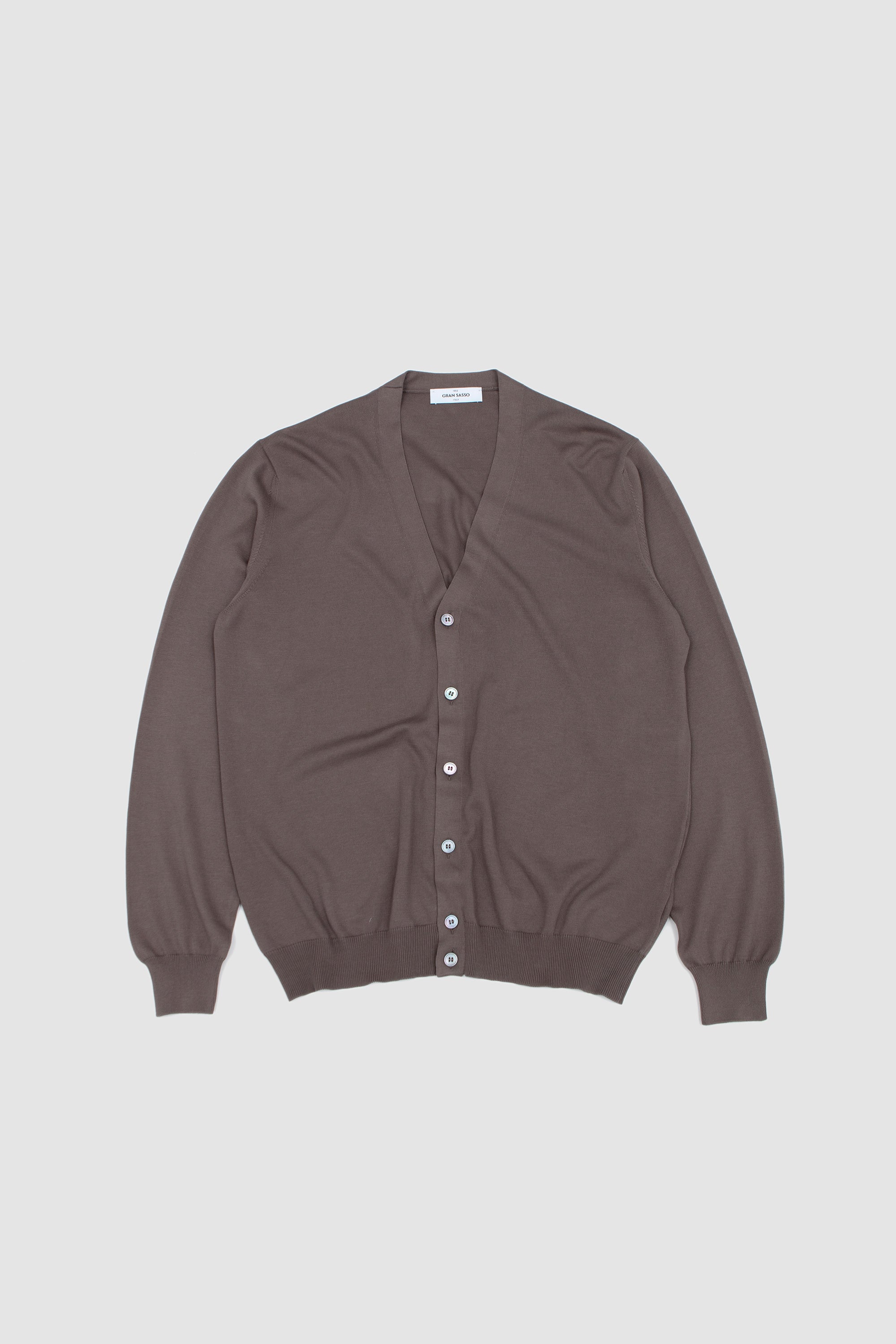 SPORTIVO [Wool cashmere felted knit cardigan olive]